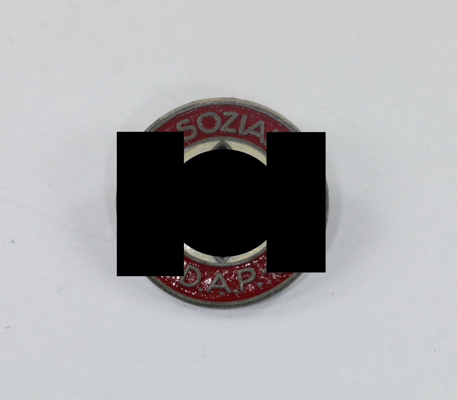  NSDAP Parteiabzeichen, Hst. RZM M1/128 (Eugen Schmidhaussler, Pforzheim) – Bild 1