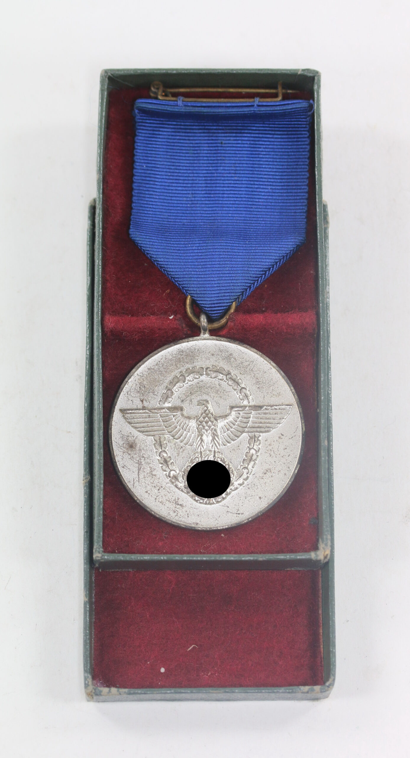  Polizei Dienstauszeichnung für 8 Jahre, im Etui - Für treue Dienste in der Polizei – Bild 1