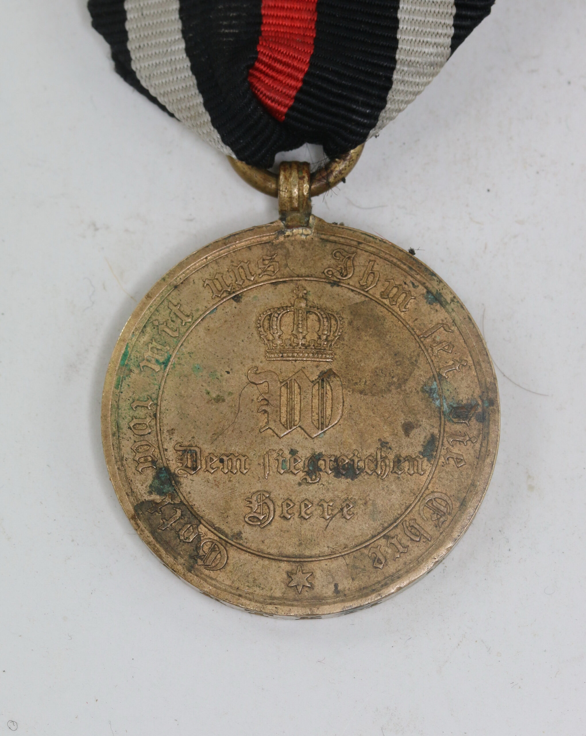 Preußen, Kriegsdenkmünze für Kämpfer 1870 - Aus eroberten Geschutz – Bild 1