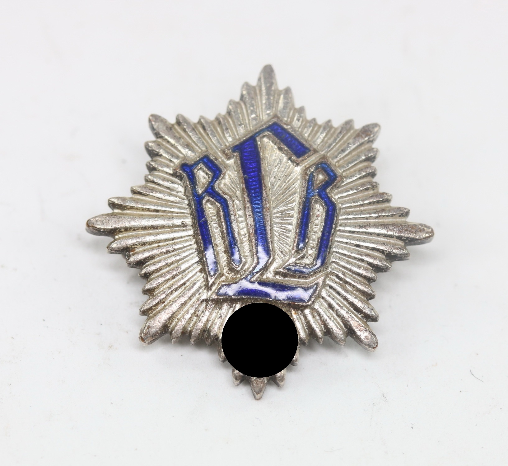  Reichsluftschutzbund (RLB), Mitgliedsabzeichen 1. Form, Hst. Enders Oberahmergau – Bild 1