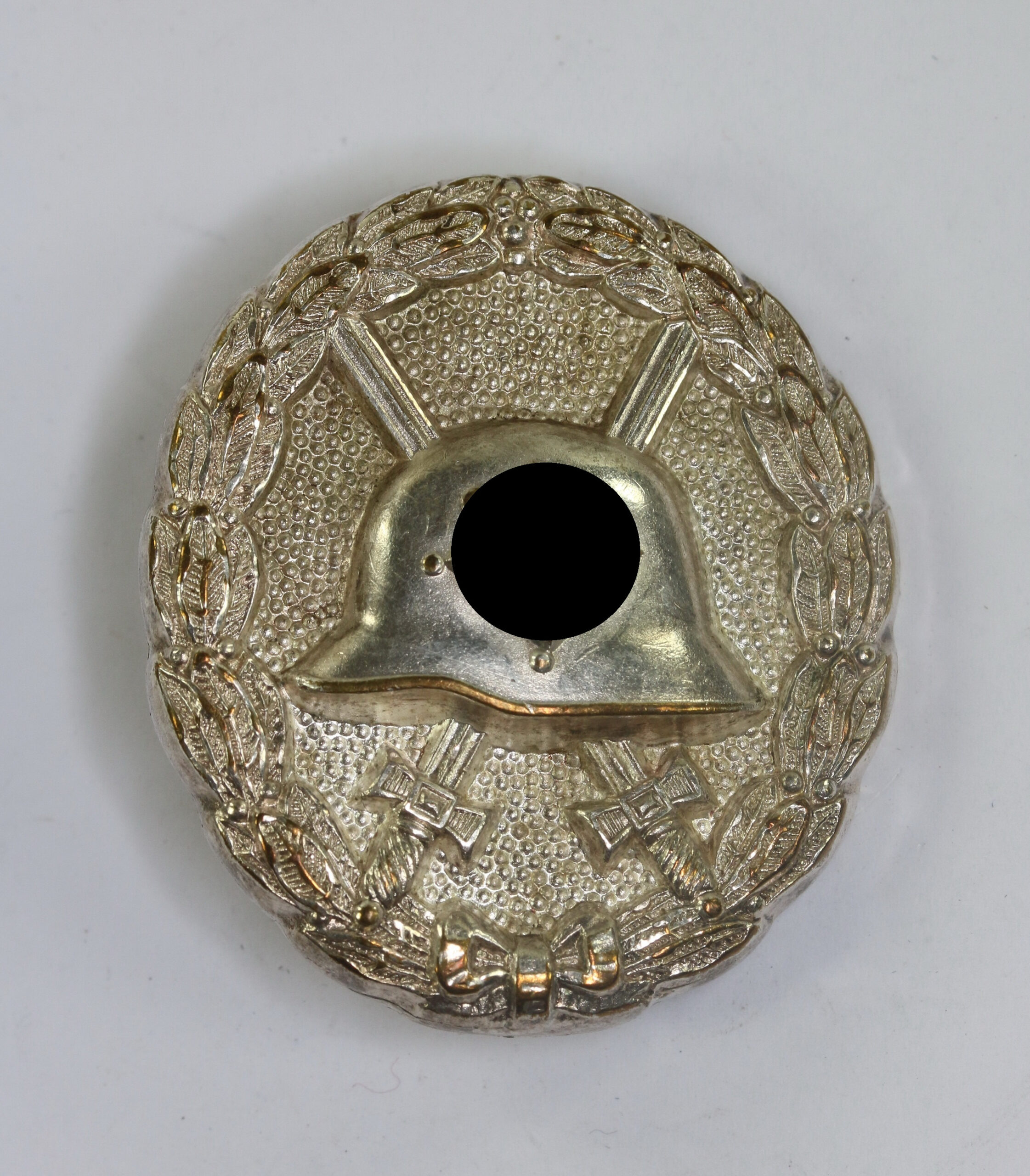  Verwundetenabzeichen in Silber 1939, 1. Form hohlverbödet (!) – Bild 1