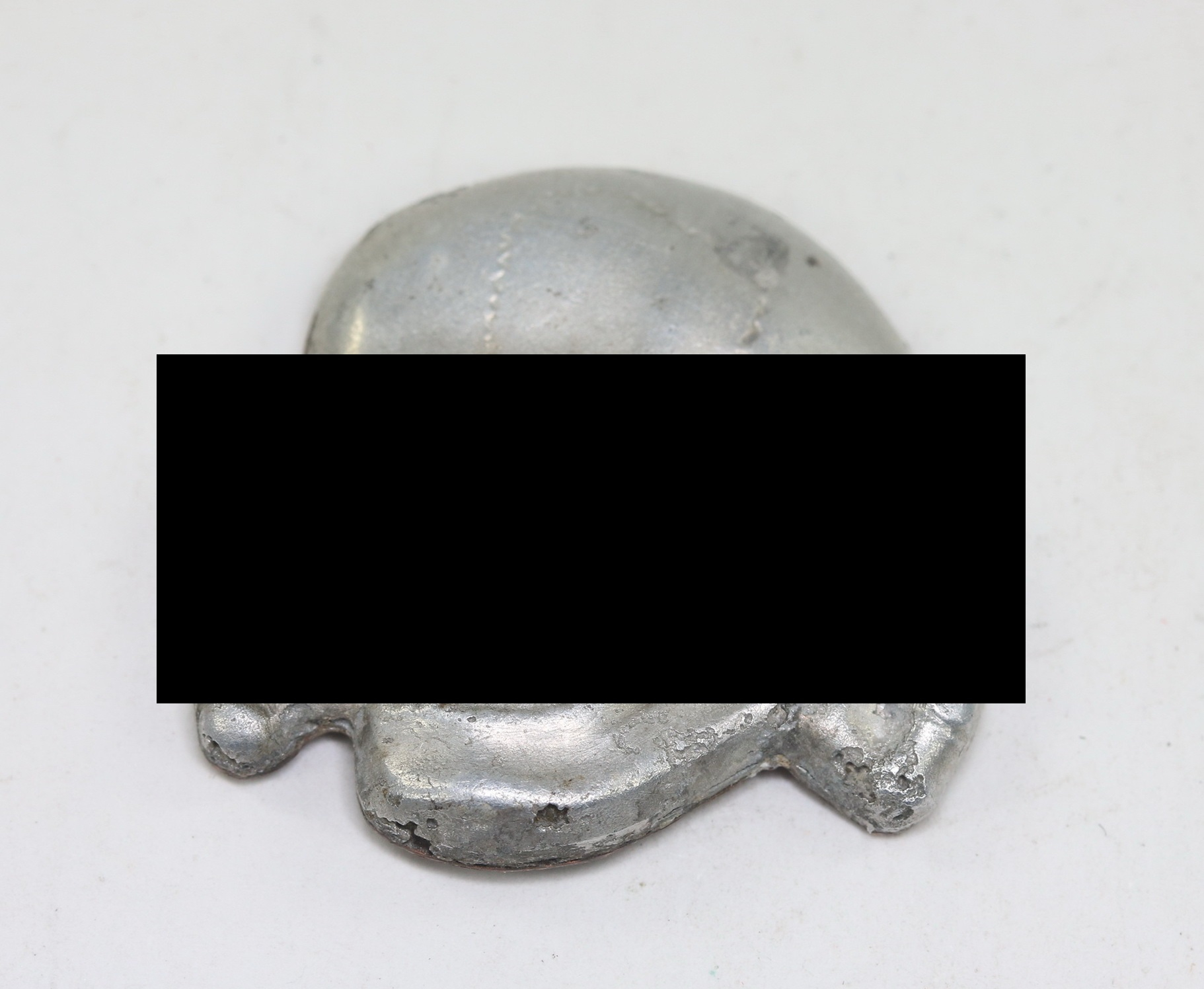  Waffen SS, Totenkopf für die Schirmmütze, Hst, RZM 499/41 (Zimmermann, Pforzheim) – Bild 1