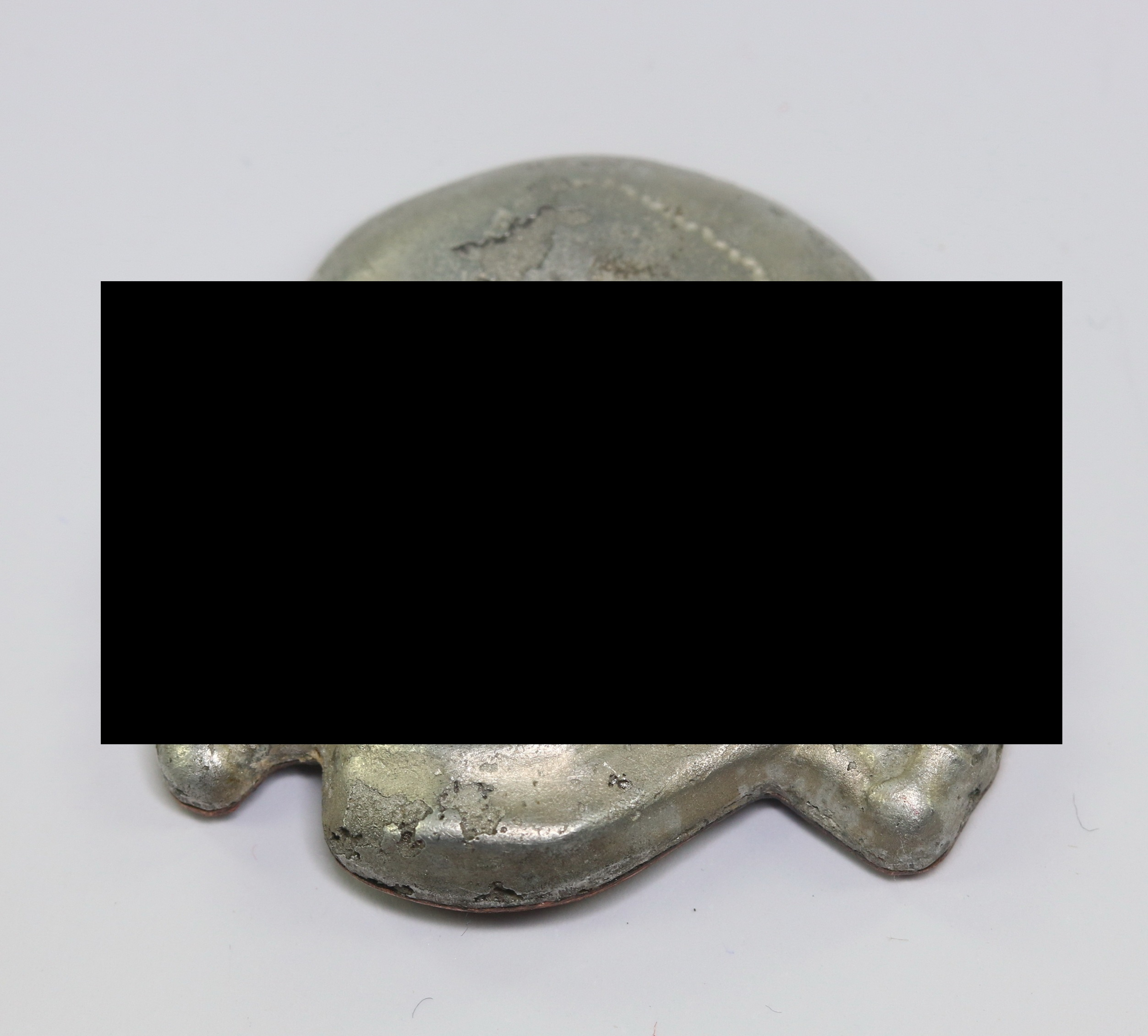  Waffen SS, Totenkopf für die Schirmmütze, Hst, RZM 499/41 (Zimmermann, Pforzheim) – Bild 1