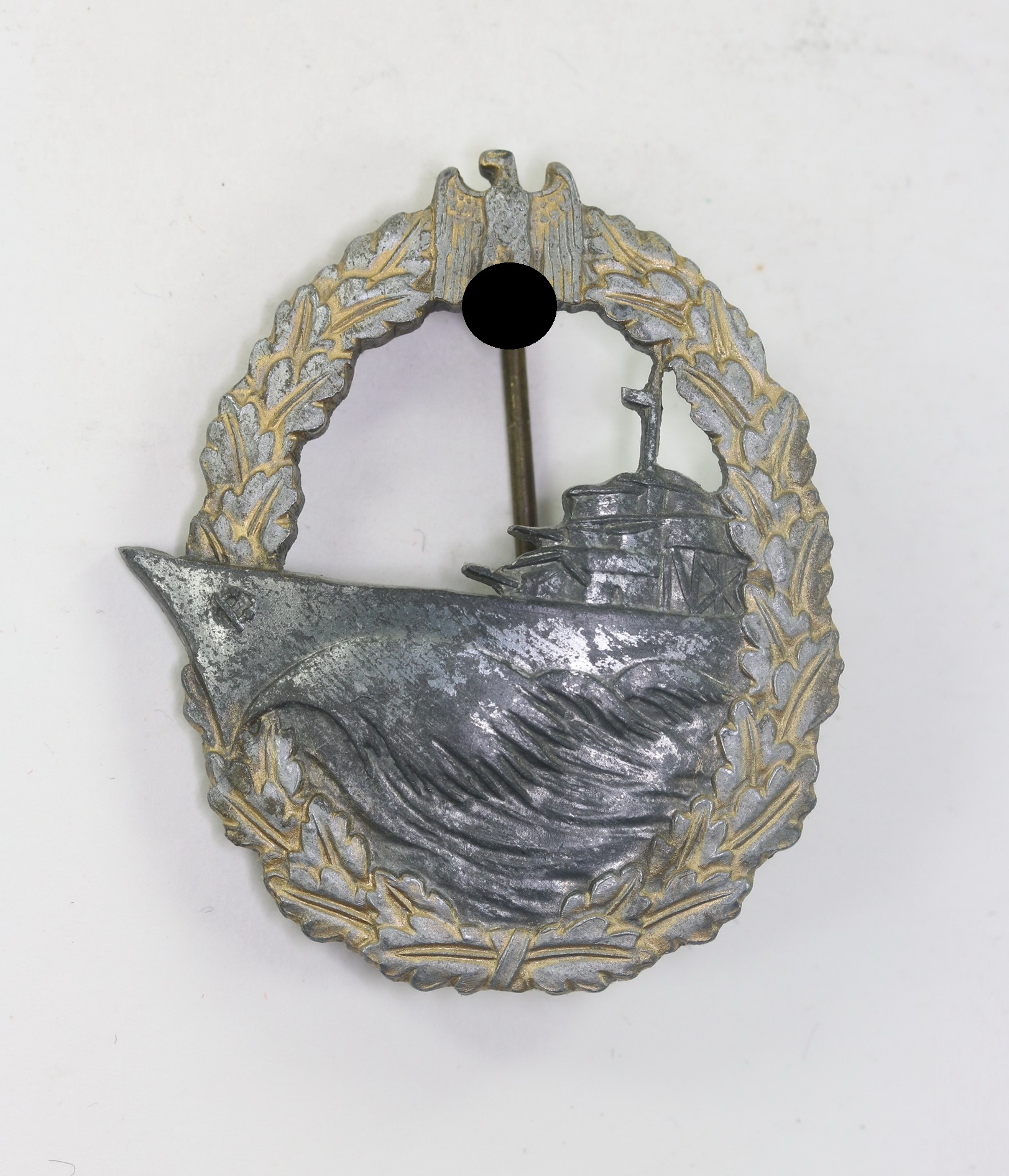  Zerstörer Kriegsabzeichen, Alois Rettenmaier, Schwäbisch Gmünd (Zink) – Bild 1