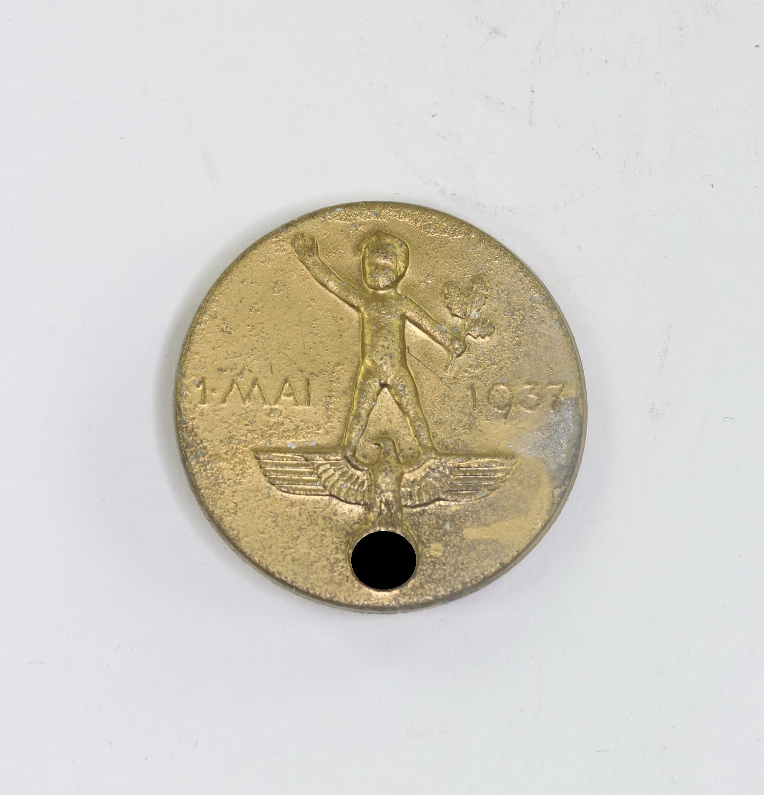 Abzeichen, 1. Mai 1937, Hst. Fr. Roediger Hanau a/M – Bild 1