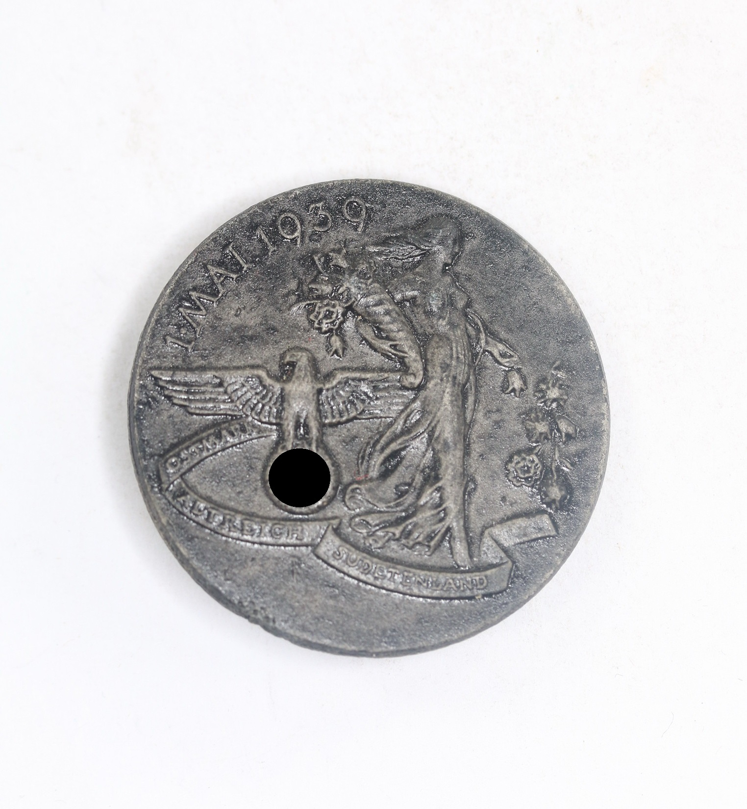 Abzeichen, 1. Mai 1939, Hst. Metallwarenfabrik Stefan Merkl Nürnberg – Bild 1