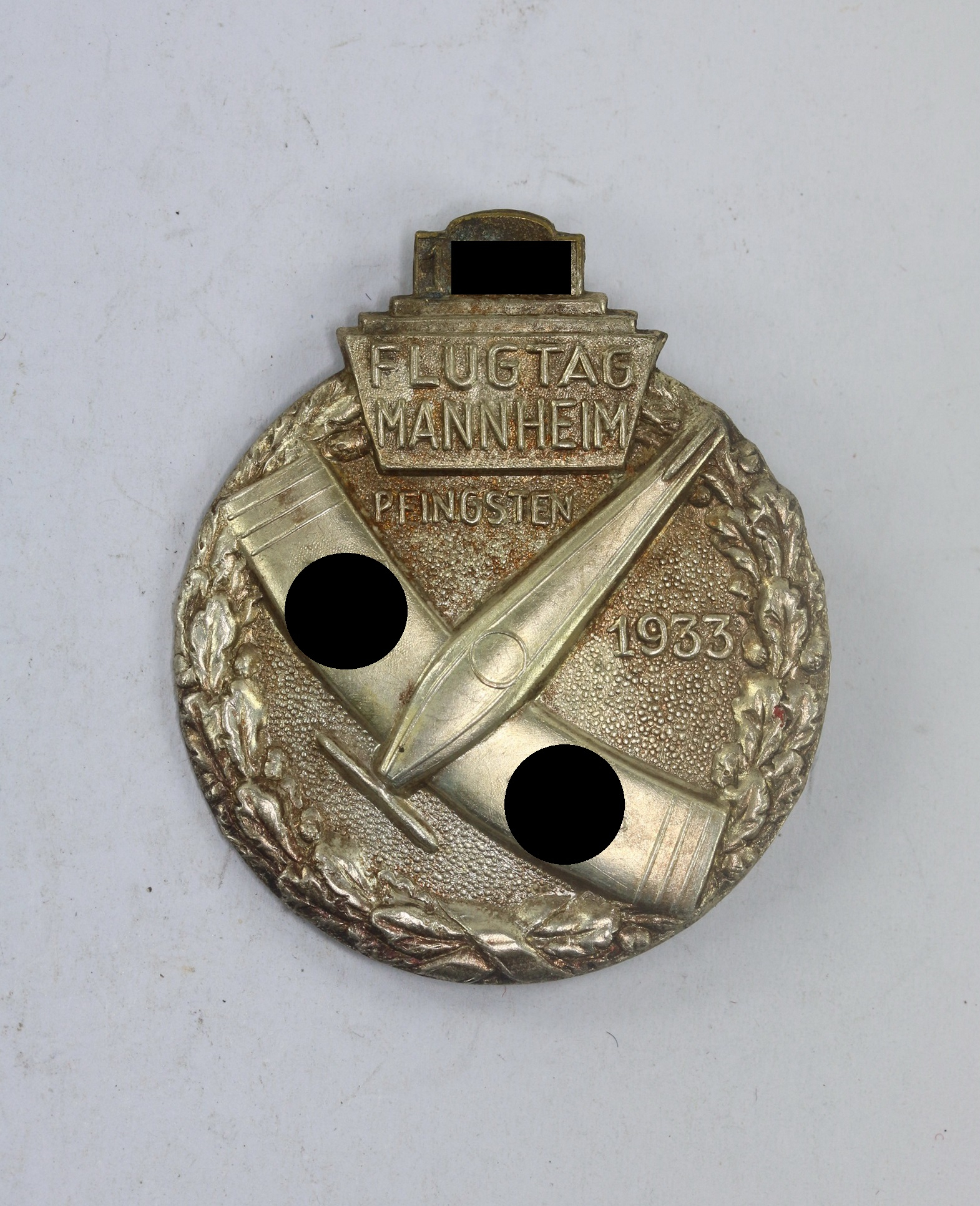 Abzeichen, 1. N.S. Flugtag Mannheim Pfingsten 1933 – Bild 1