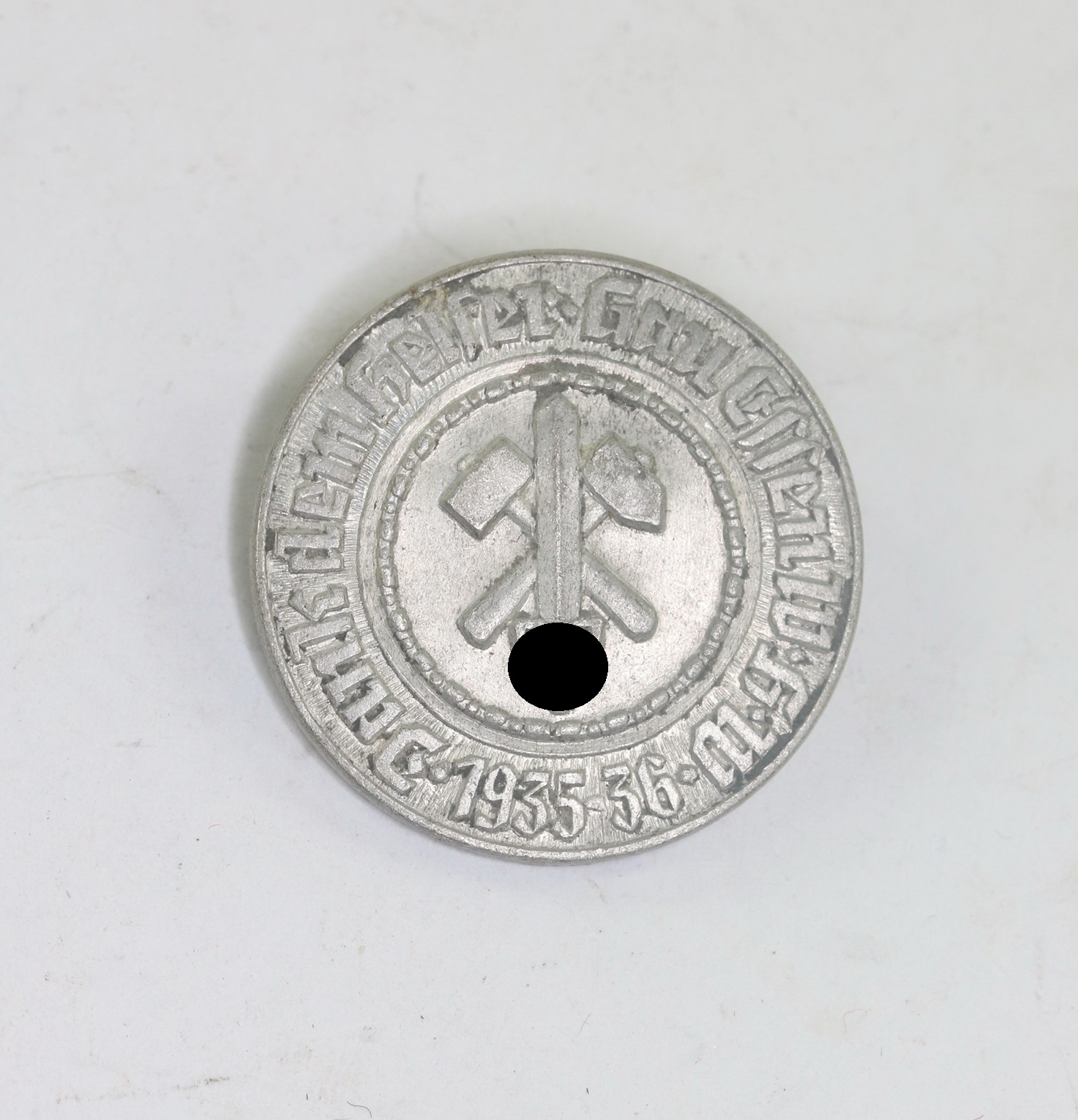 Abzeichen, Danke den Helfer Gau Essen 1935-36, Hst. Hoffstätter Bonn – Bild 1