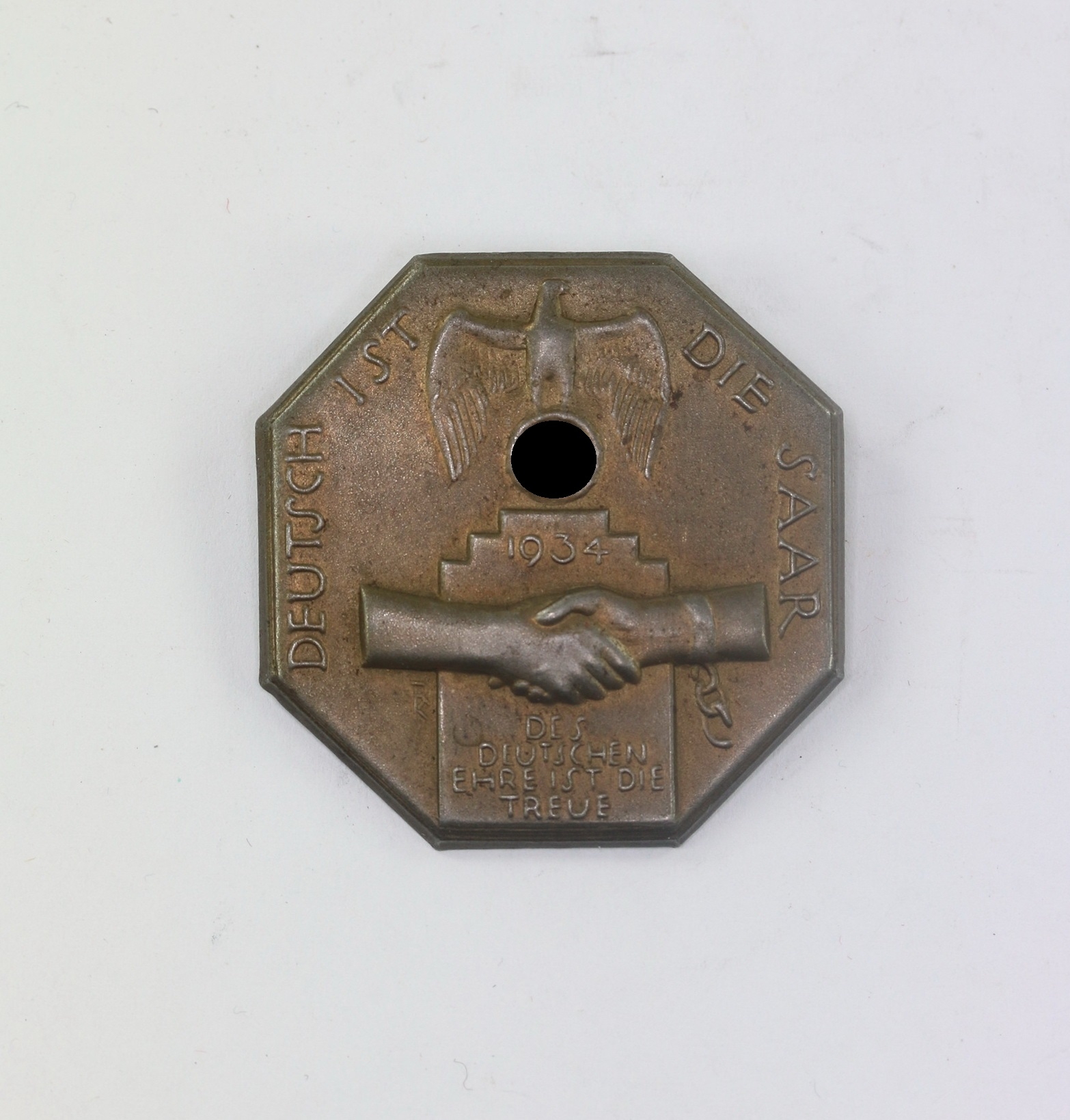 Abzeichen, Deutsch ist die Saar Des Deutschen Ehre ist die Treue – Bild 1
