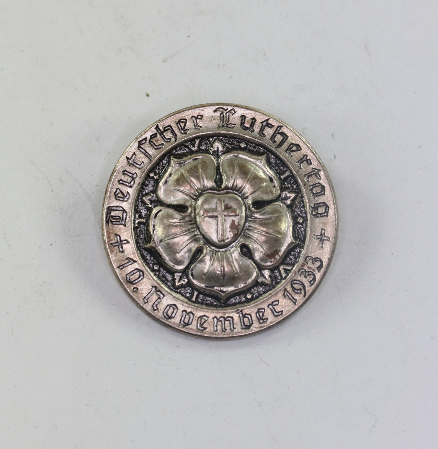 Abzeichen, Deutscher Luthertag 10. November 1933, Hst. Brehmer Markneukirchen – Bild 1