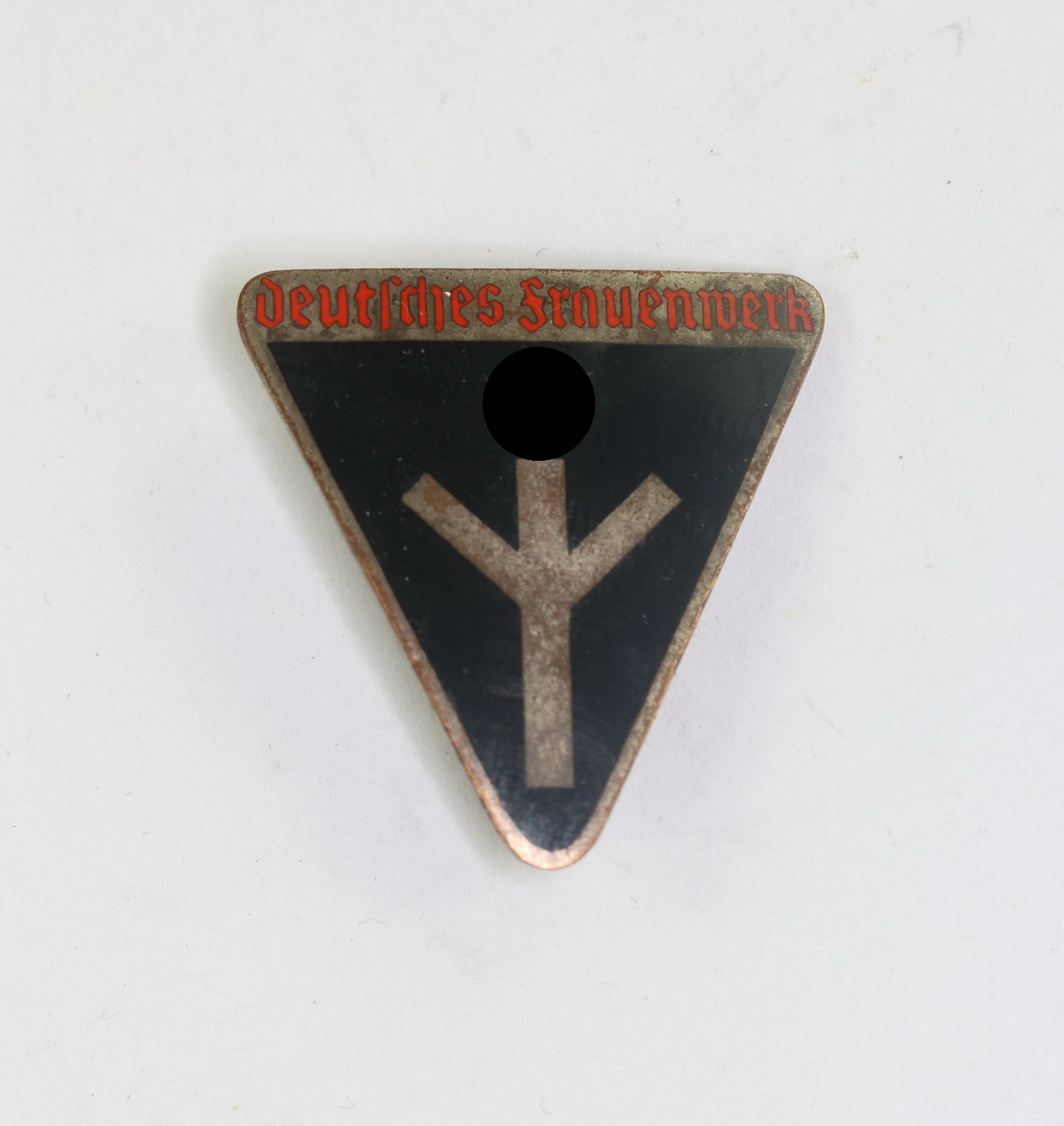  Abzeichen, Deutsches Frauenwerk Mitgliedsabzeichen, Hst. RZM M1/72 (Fritz Zimmermann, Stuttgart) – Bild 1