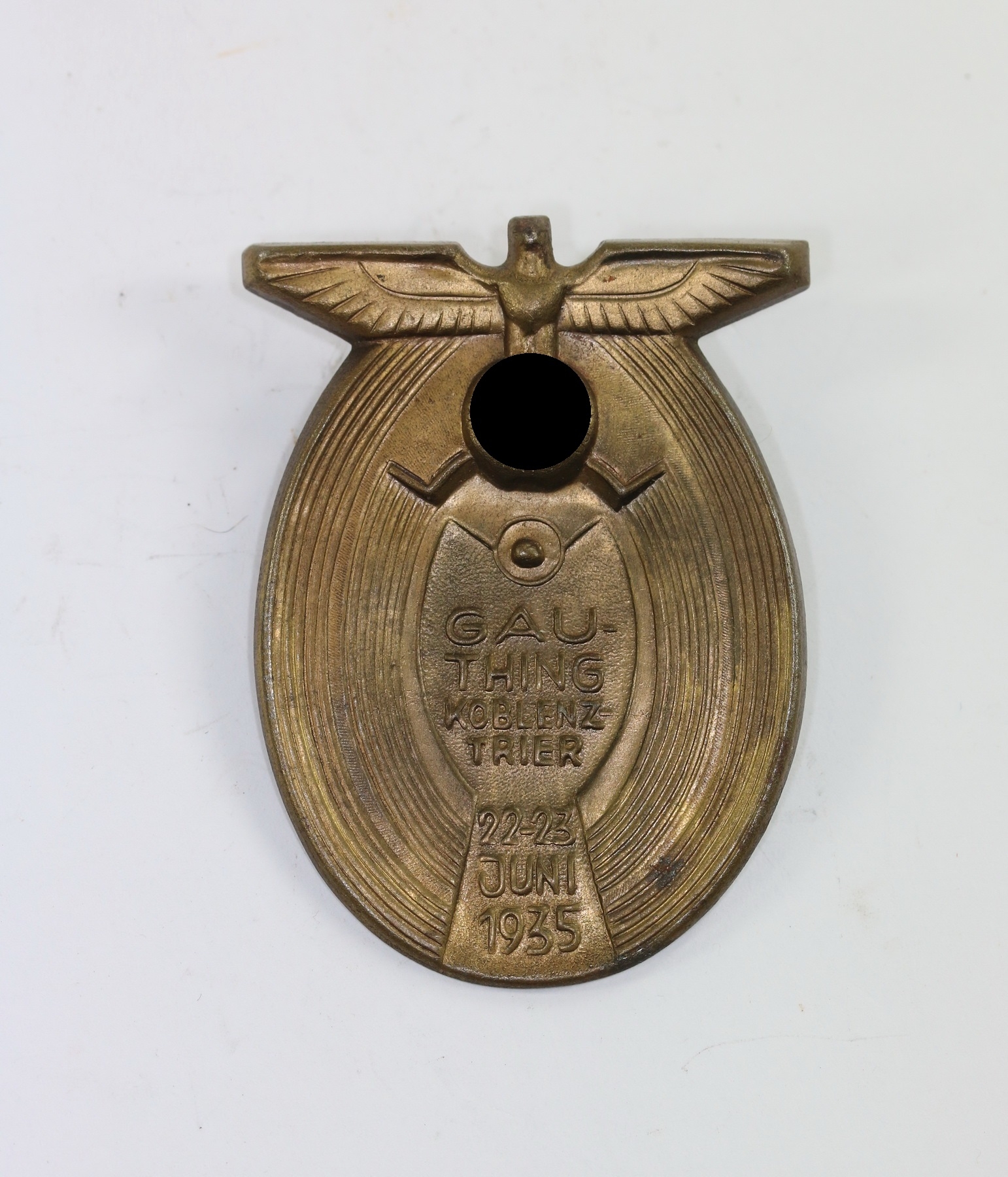 Abzeichen, "Gau Thing Koblenz Trier 22-24 Juni 1935" – Bild 1