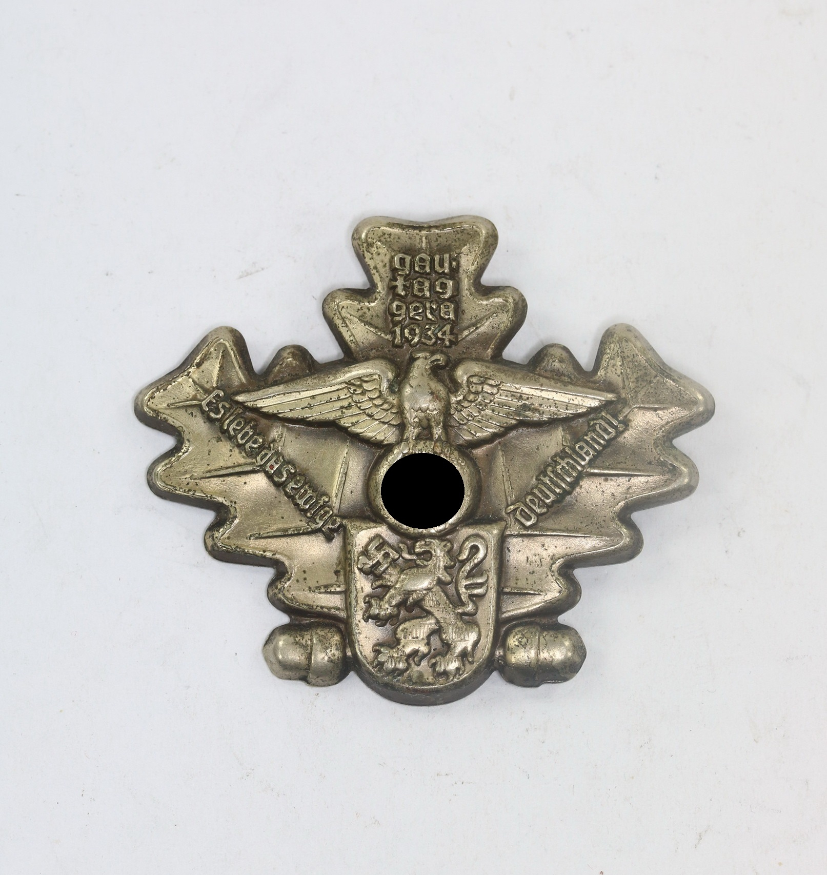 Abzeichen, Gautag Gera 1934 Es lebe das ewige Deutschland  – Bild 1