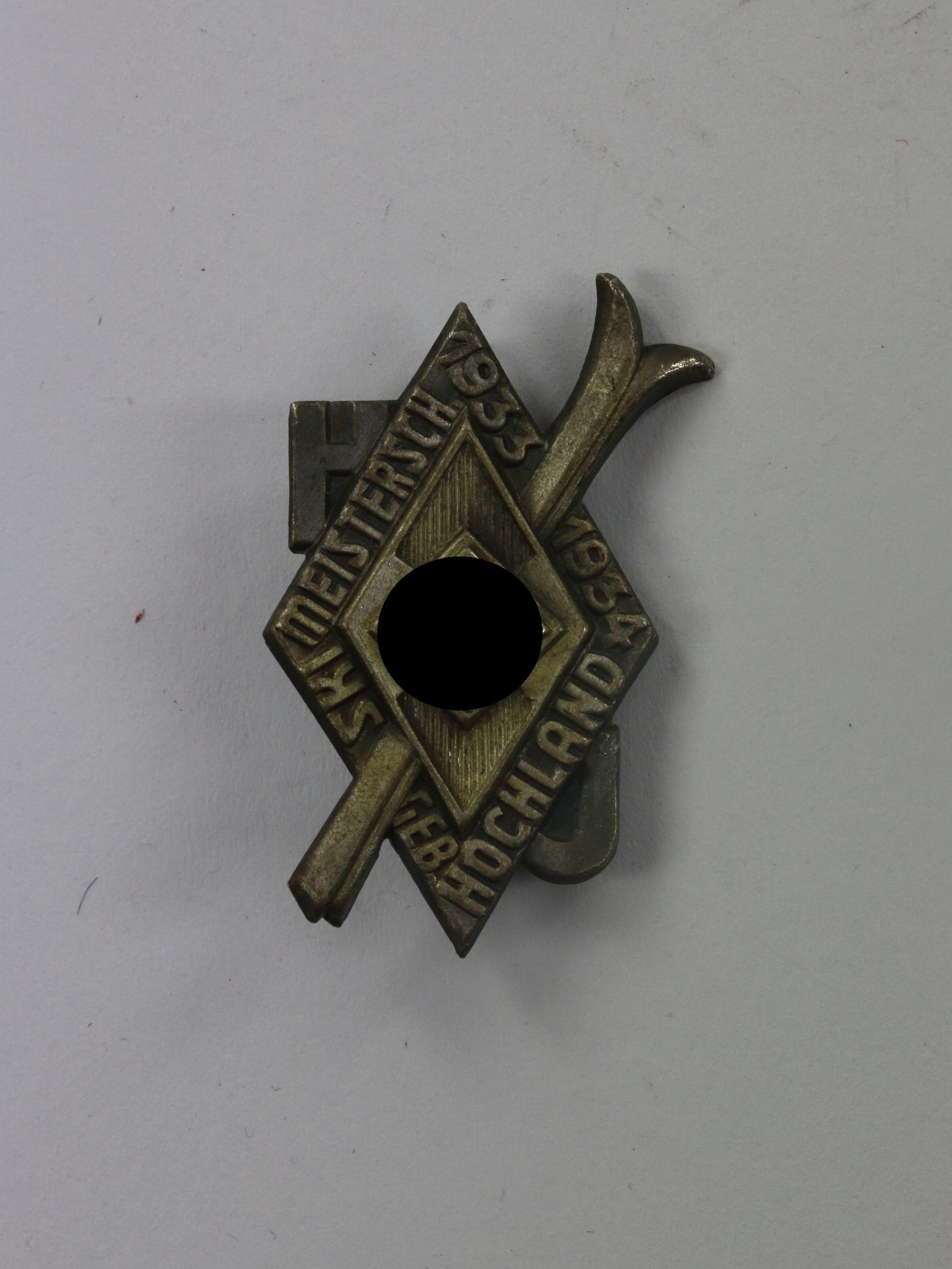 Abzeichen, HJ Skimeisterschaft. 1933 1934 Hochland, Hst. H. Wittmann München – Bild 1