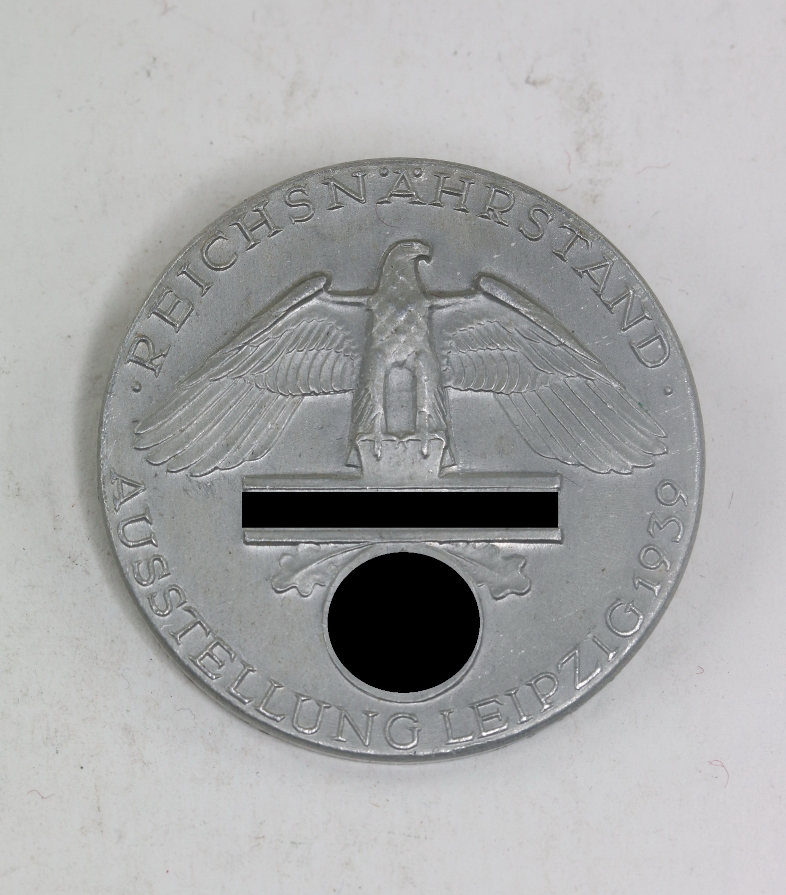 Abzeichen, Reichsnähstand Ausstellung Leipzig 1939 - Blut und Boden, Hst. Deschler u.S. München – Bild 1