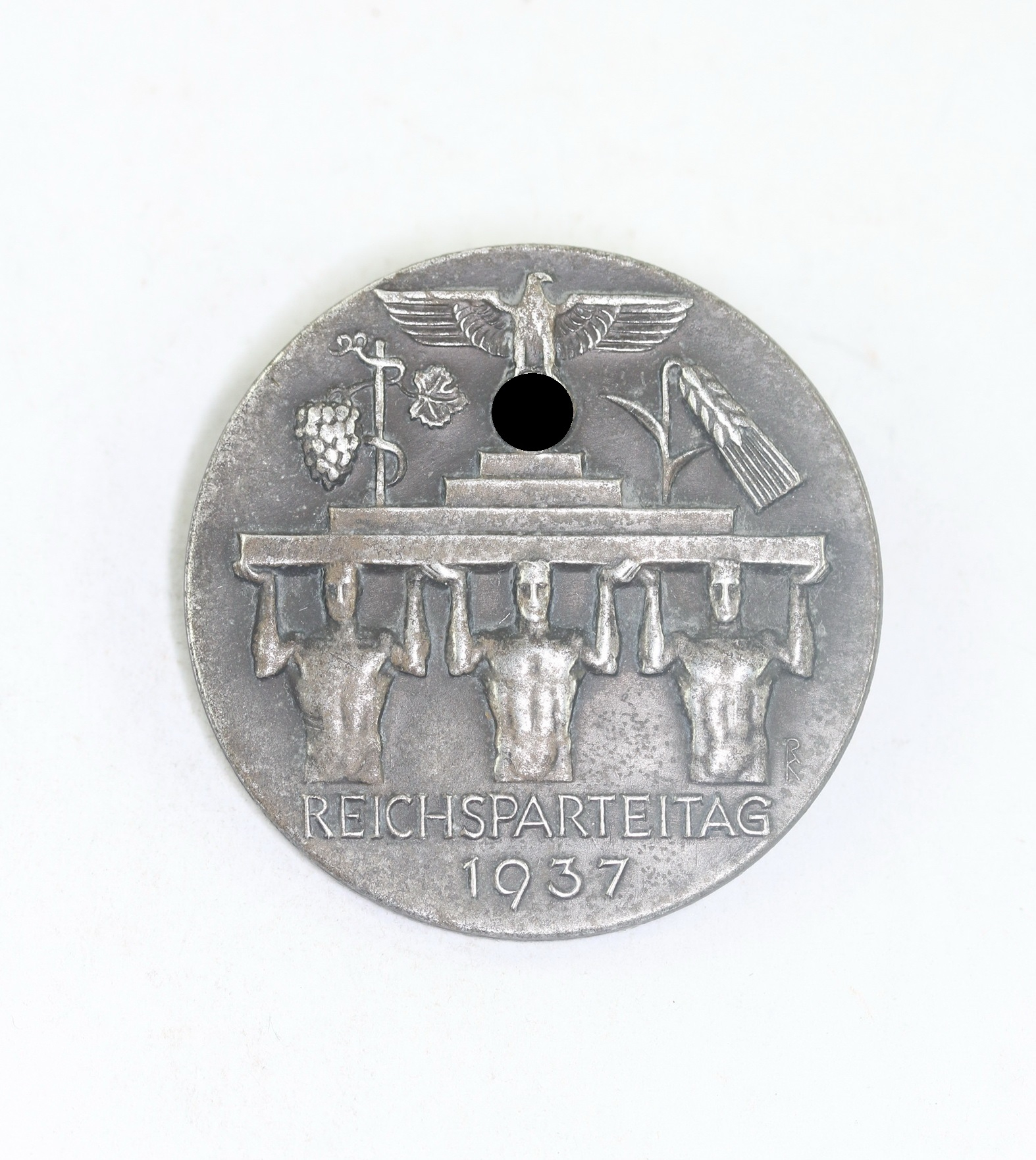 Abzeichen, Reichsparteitag 1937, Hst. Heinrich Vogt Pforzheim – Bild 1