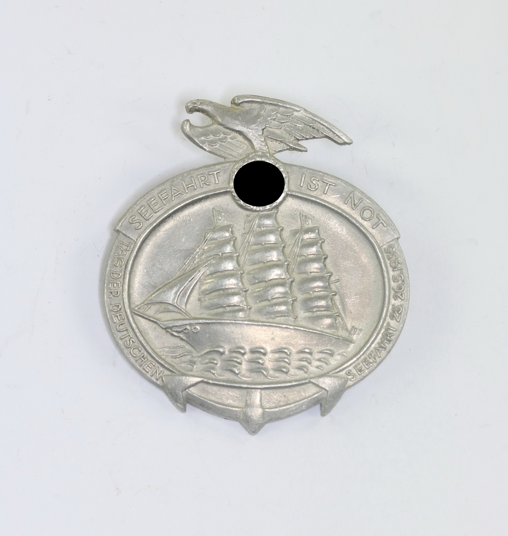 Abzeichen, Seefahrt ist Not Tag der Deutschen Seefahrt 25. 26.5. 1935, Hst. Paulmann & Crone, Lüdenscheid – Bild 1