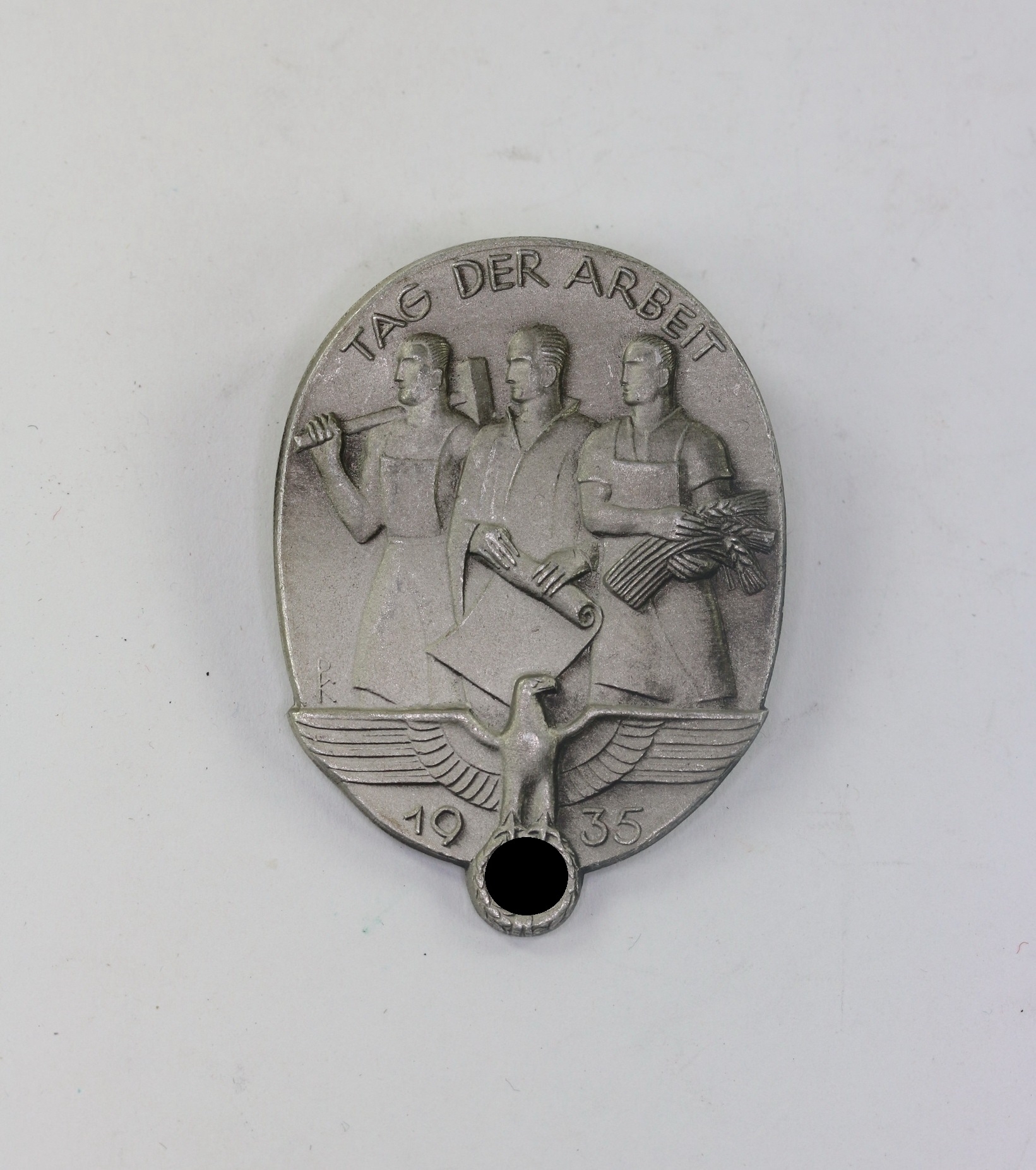 Abzeichen, Tag der Arbeit 1935, Hst. Ossenberg - Engels Iserlohn  – Bild 1