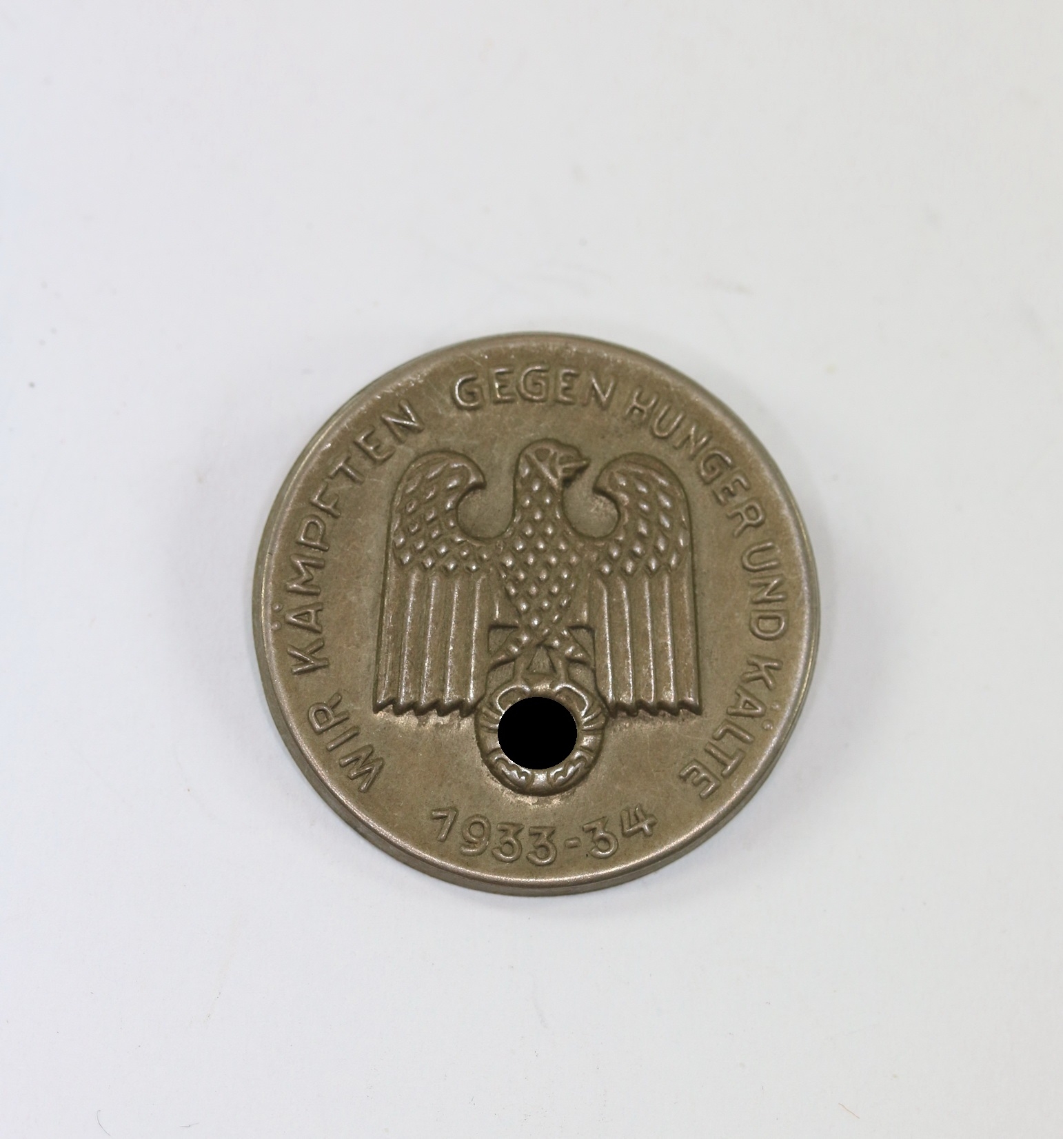 Abzeichen, Wir kämpfen gegen Hunger und Kälte 1933-34 – Bild 1