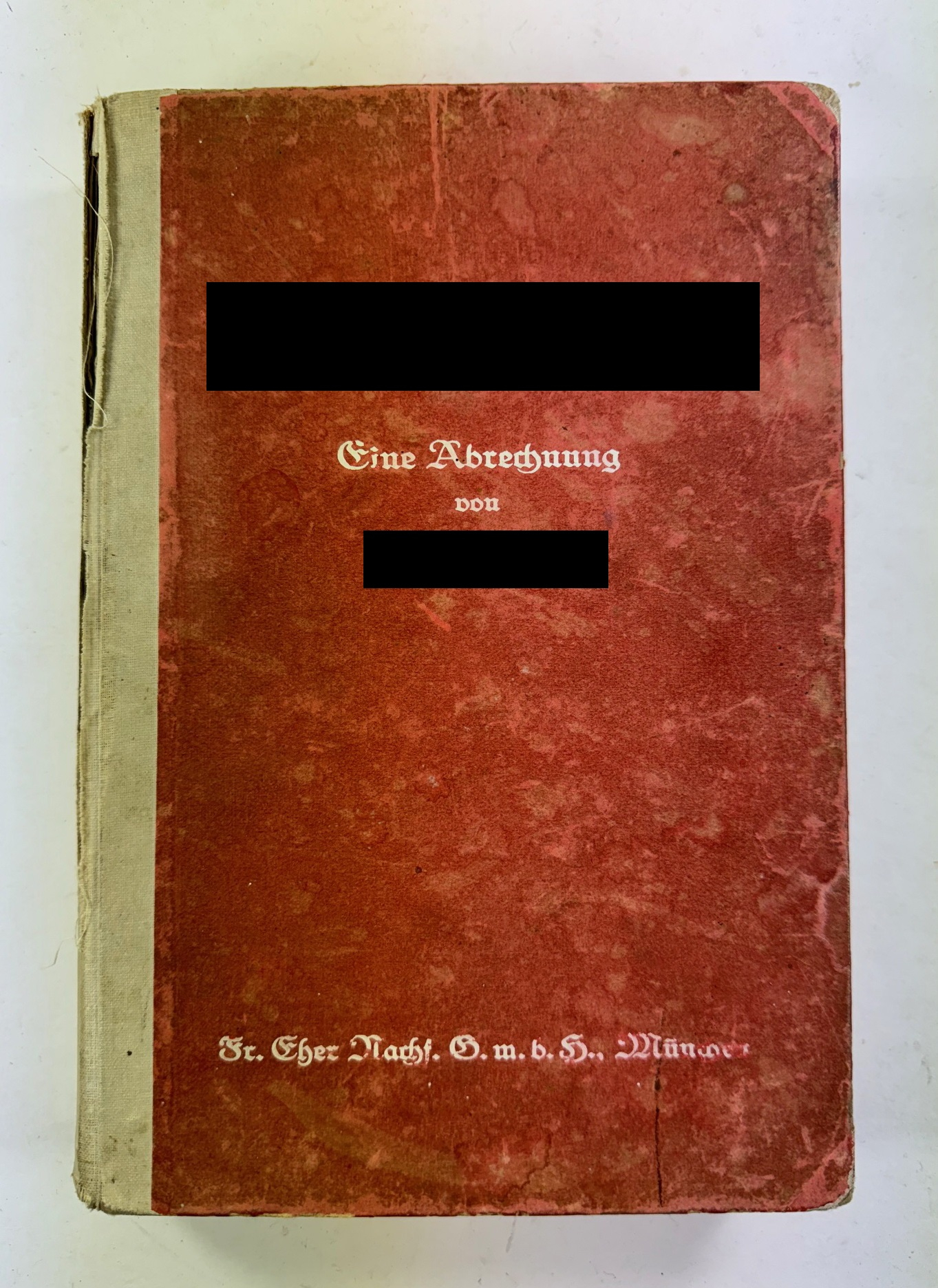 Adolf Hitler, Mein Kampf, Erstausgabe 1925 (!), 1. Band Eine Abrechnung – Bild 1