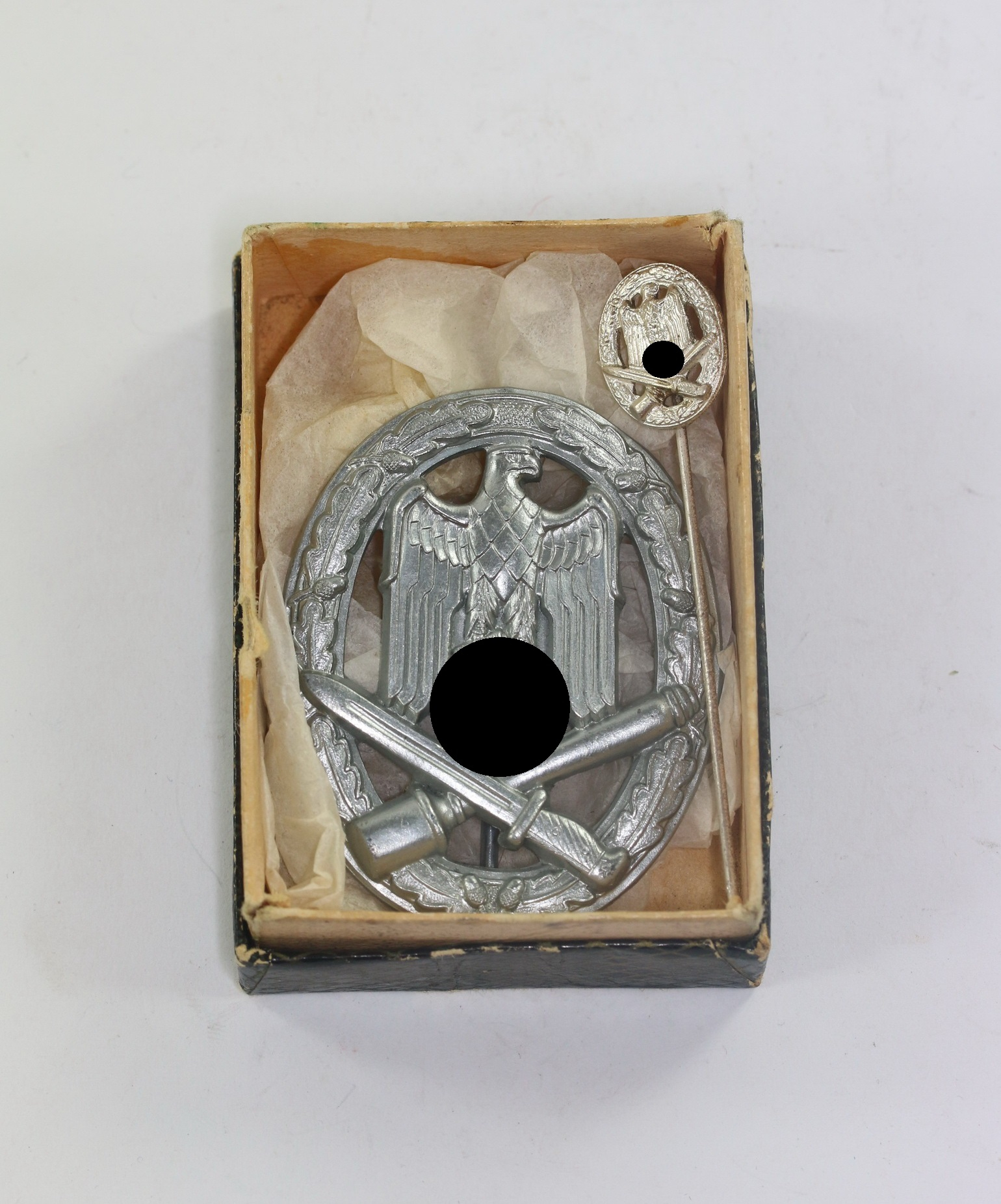 allgemeines_sturmabzeichen_wilhelm_hobacher_wien_zink_16_mm_miniatur_1__1 Allgemeines Sturmabzeichen, Wilhelm Hobacher, Wien (Zink) + 16 MM Miniatur – Bild 1