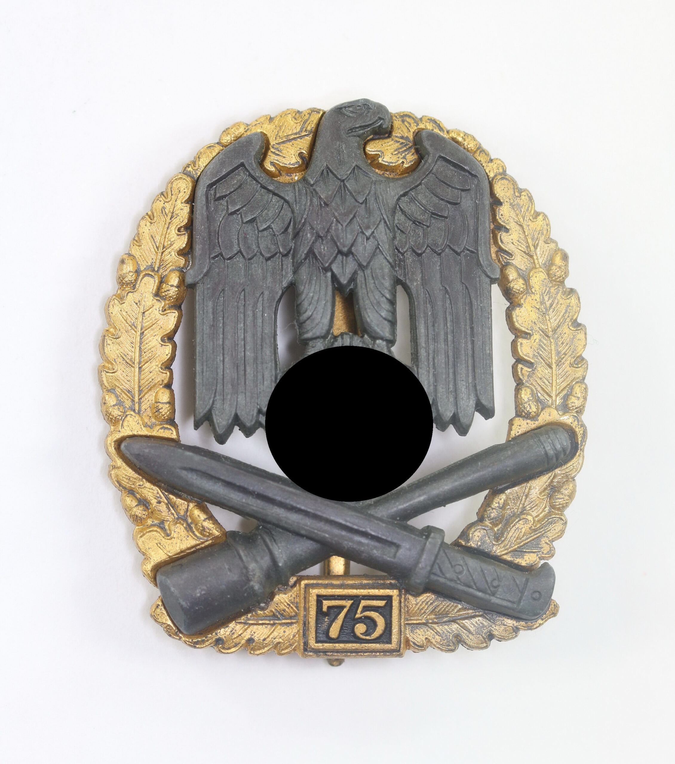 Allgemeines-Sturmabzeichen mit Einsatzzahl 75, Hst. JFS (Josef Feix & Söhne, Gablonz) – Bild 1