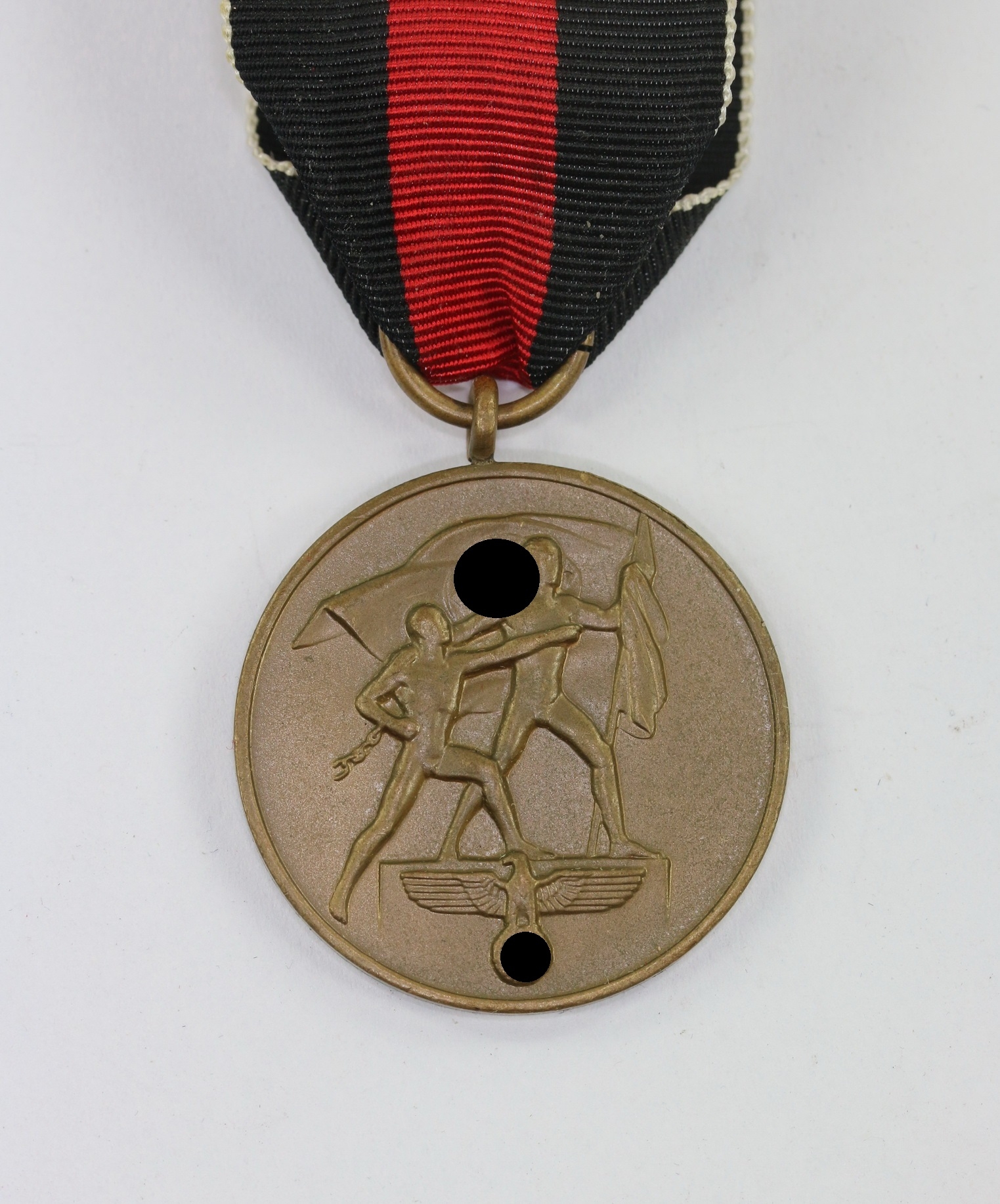 Anschlußmedaille Sudetenland (1. Oktober 1938) - Ein Volk  Ein Reich Ein Führer – Bild 1