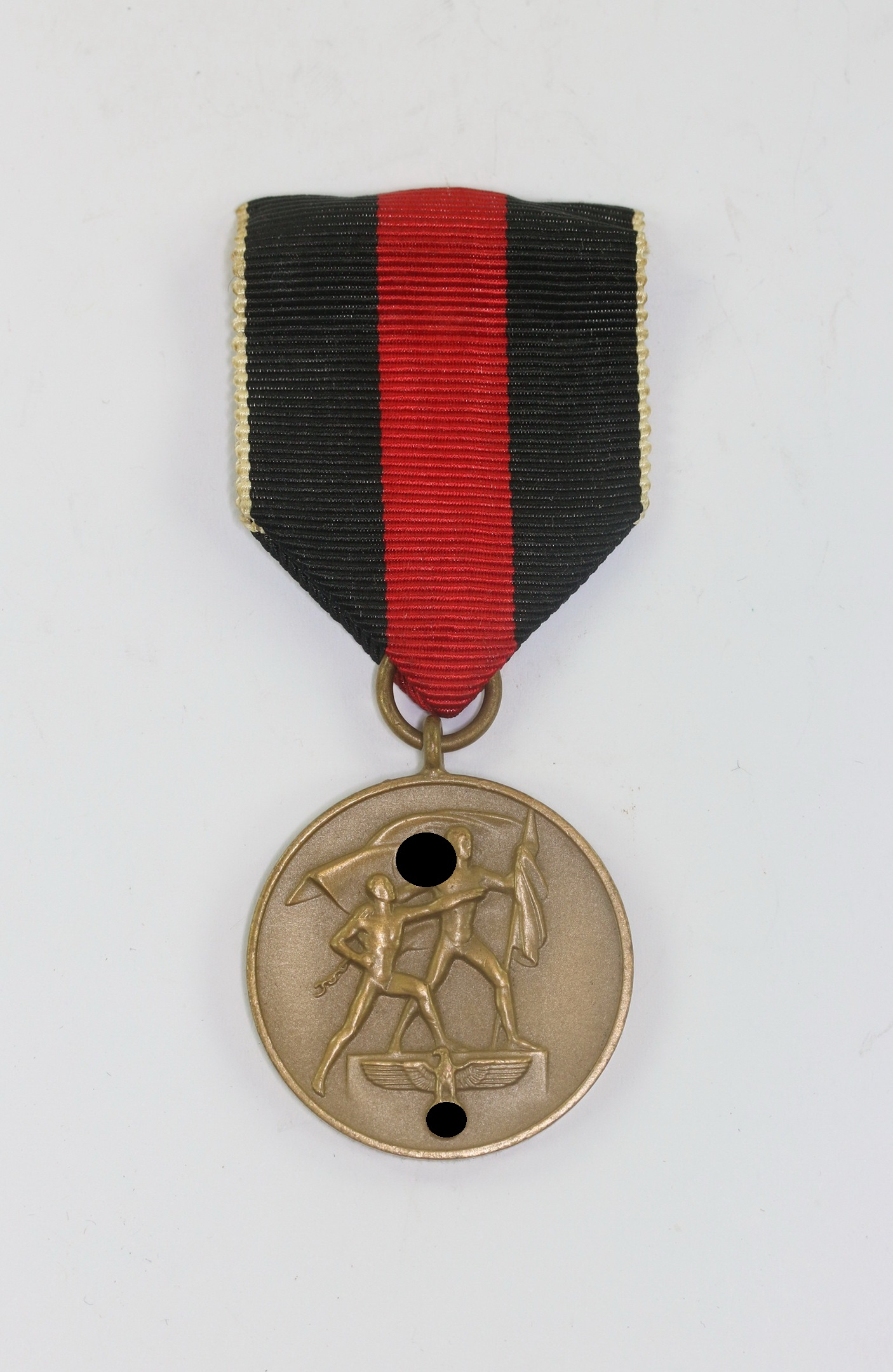 Anschlußmedaille Sudetenland (1. Oktober 1938), Ein Volk ein Reich ein Führer – Bild 1