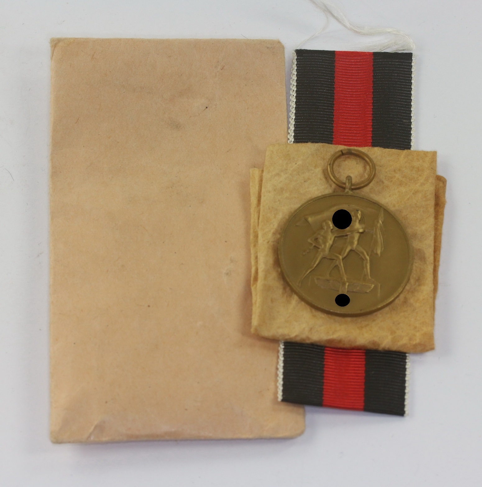  Anschlußmedaille Sudetenland, in Verkaufstüte P.W. Heb Lüdenscheid – Bild 1