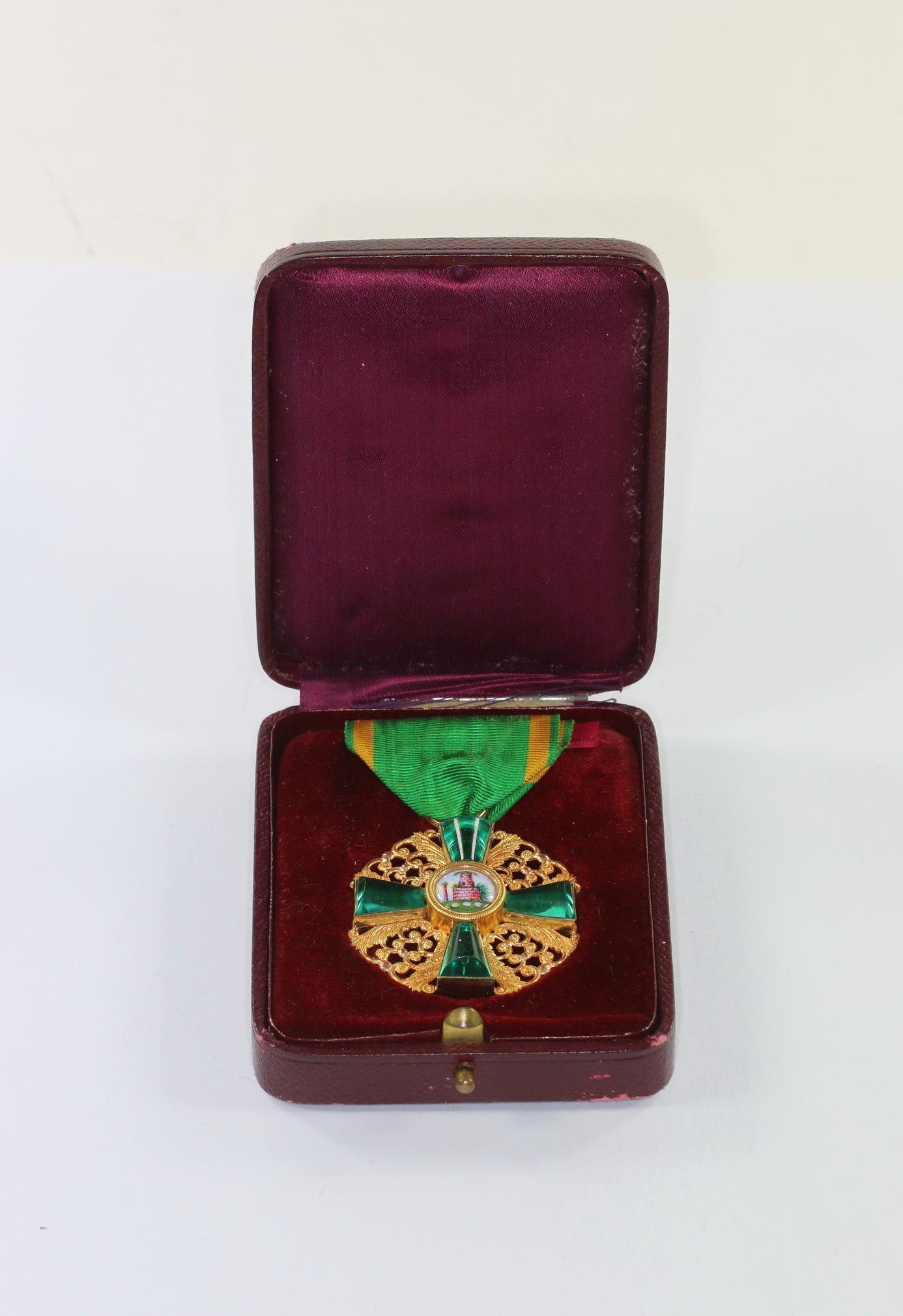 baden_orden_vom_z_hringer_l_wen_ritterkreuz_1 Baden, Orden vom Zähringer Löwen Ritterkreuz 1. Klasse (Gold), im Etui – Bild 1