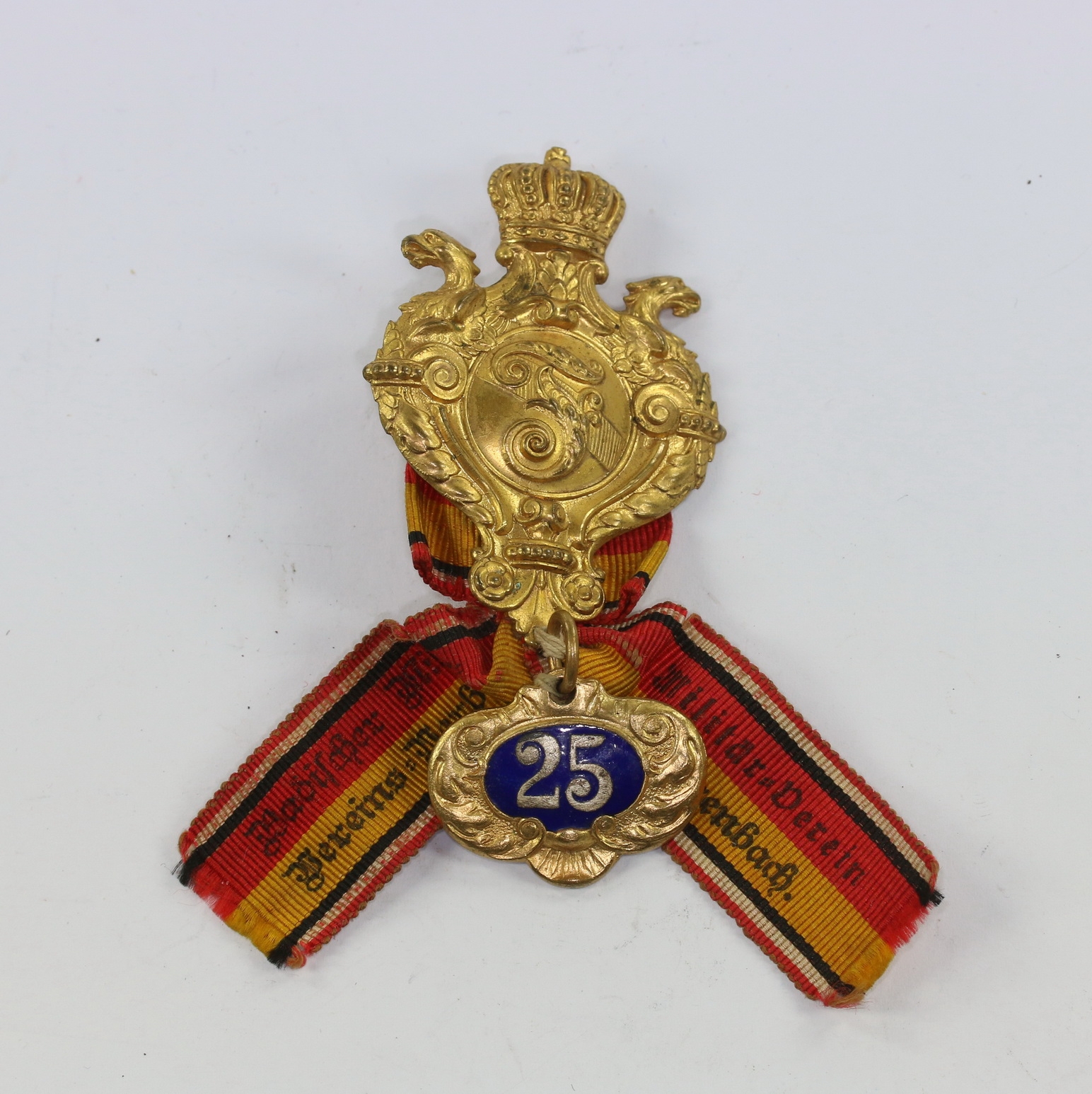 Badischer Militär Vereins Verband, Militär Verein Fahrenbach, mit Jubiläumszahl 25  – Bild 1