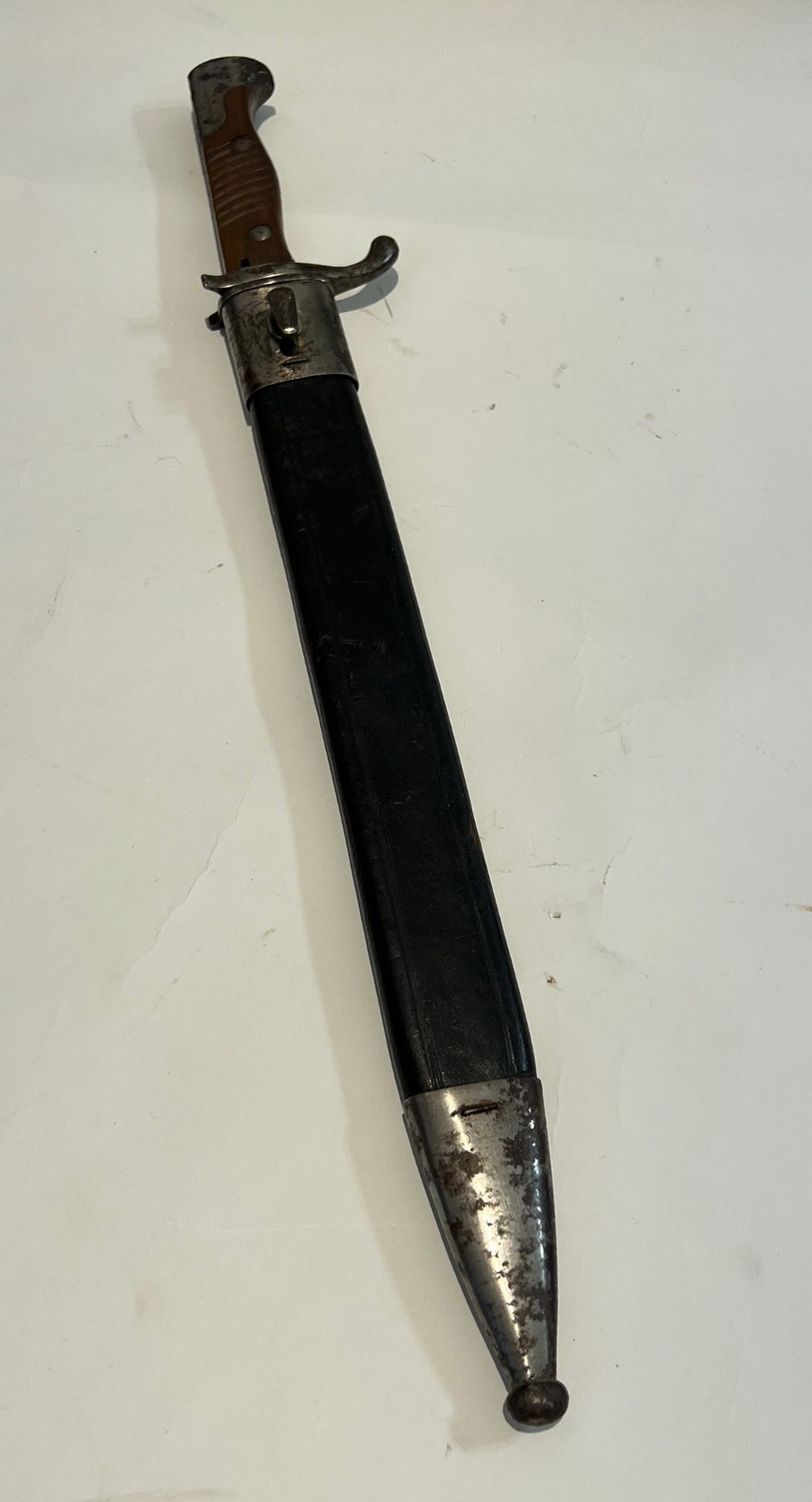 bajonette_seitengewehr_98_05_lederscheide_hst Bajonette / seitengewehr 98 05 Lederscheide, Hst. V.C. Schilling Suhl – Bild 1