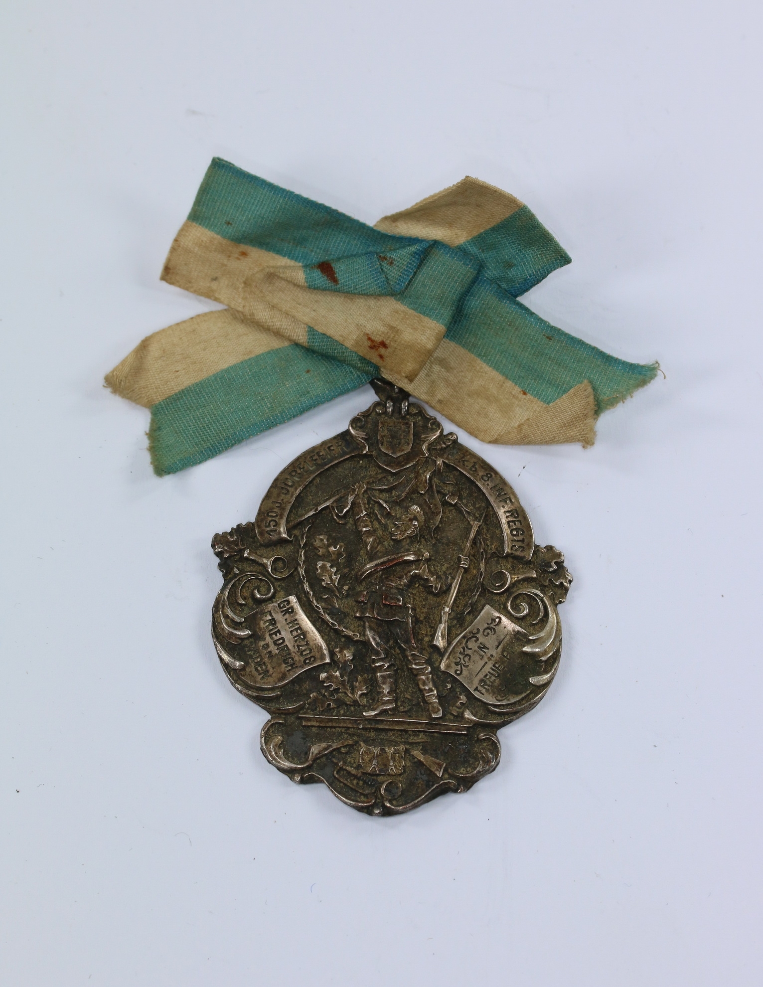 Bayern, Abzeichen 150 Jahrfeier des Königlich Bayerischen 8. Infanterie-Regiments Großherzog Friedrich II. von Baden – Bild 1