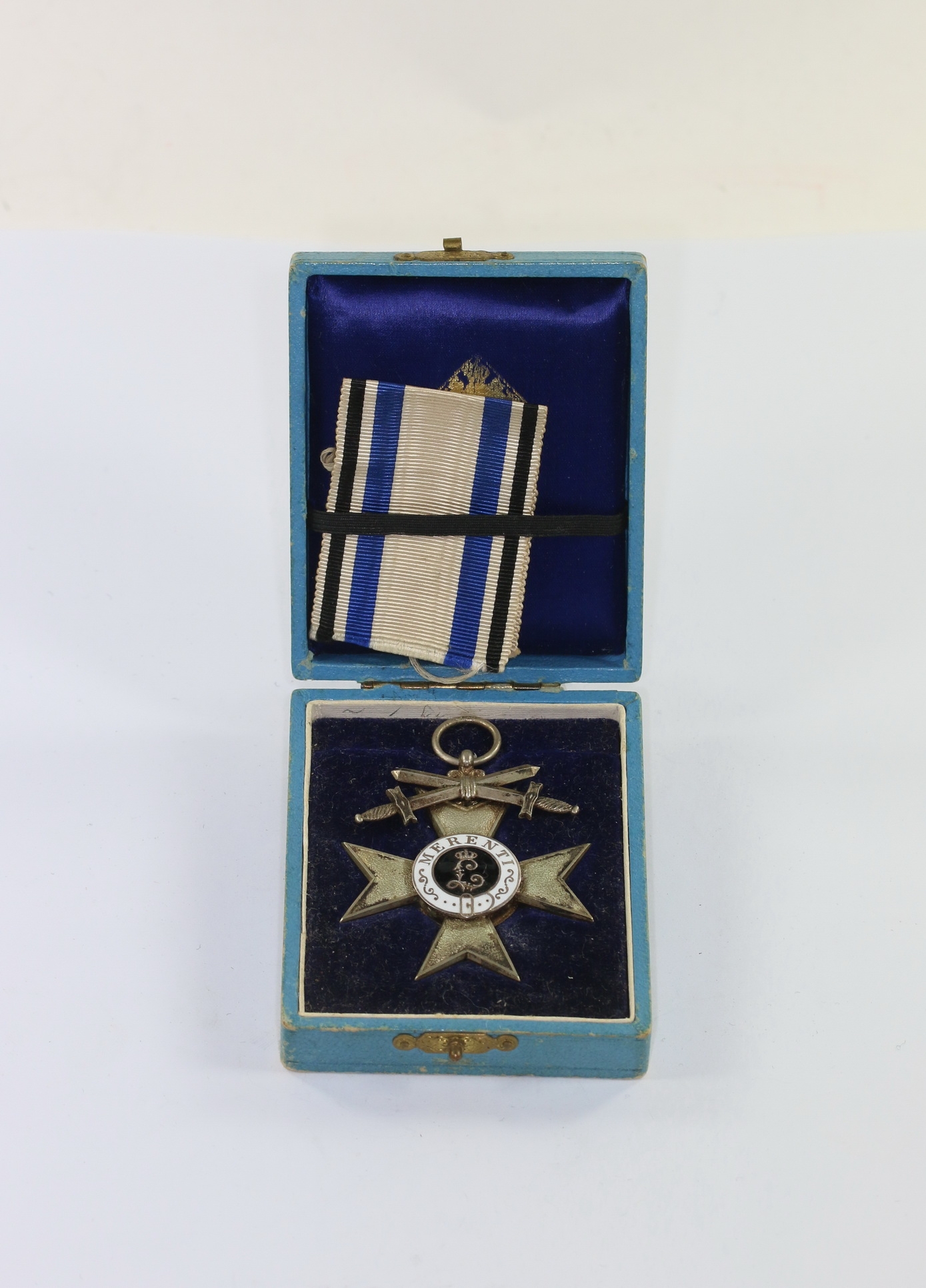 bayern_milit_rverdienstkreuz_2 Bayern, Militärverdienstkreuz 2.Klasse mit Schwertern, im Etui – Bild 1
