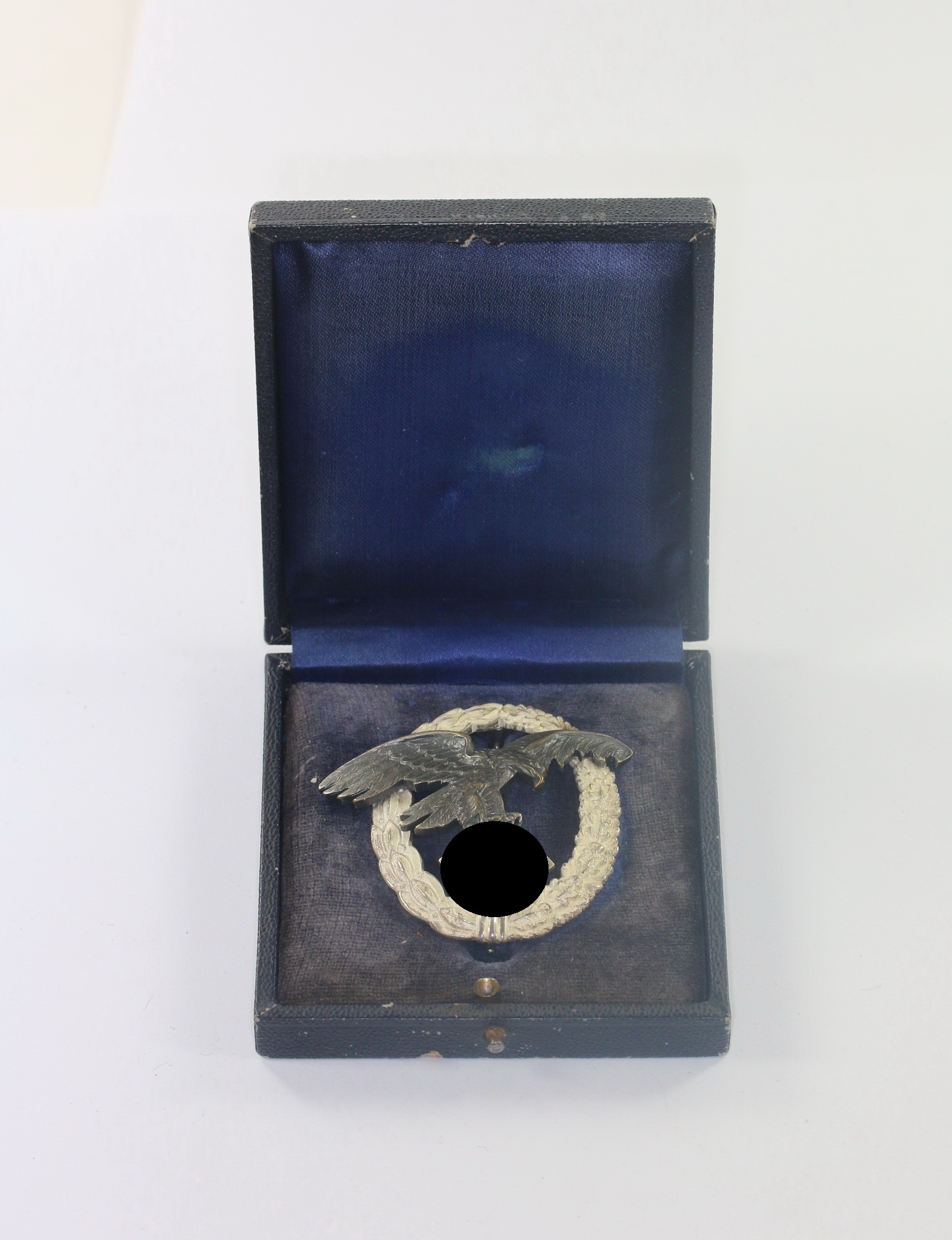  Beobachterabzeichen der Luftwaffe, Deumer, 1. Modell (D.1), im Deumer Etui (!) – Bild 1