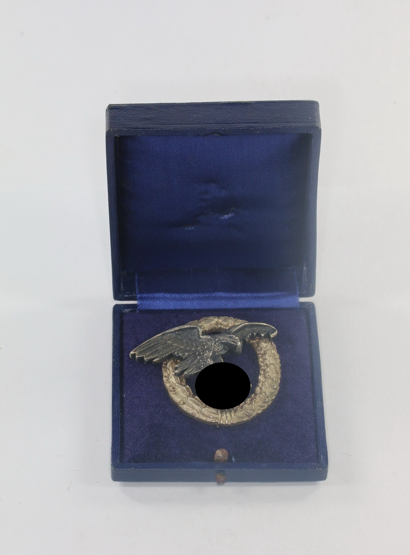  Beobachterabzeichen der Luftwaffe, Hst. C.E. Juncker Berlin SW, im Etui – Bild 1