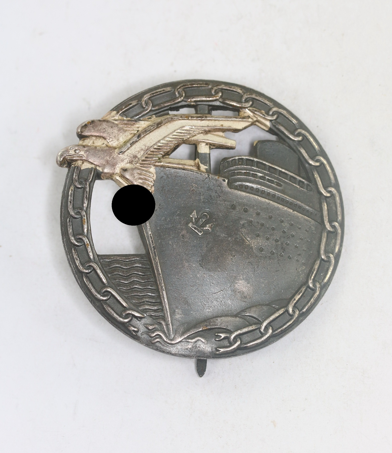 Blockadebrecher Kriegsabzeichen, Hst. Schwerin Berlin FEC. W.E. Peekhaus Berlin – Bild 1