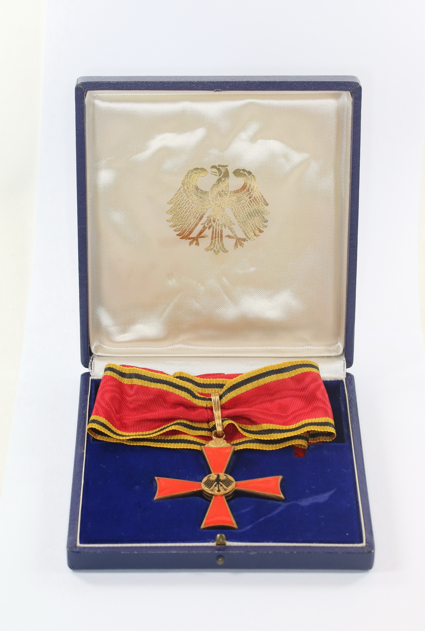 BRD, Bundesverdienstkreuz, Großes Verdienstkreuz (Komtur), im Etui, C.E. Juncker – Bild 1