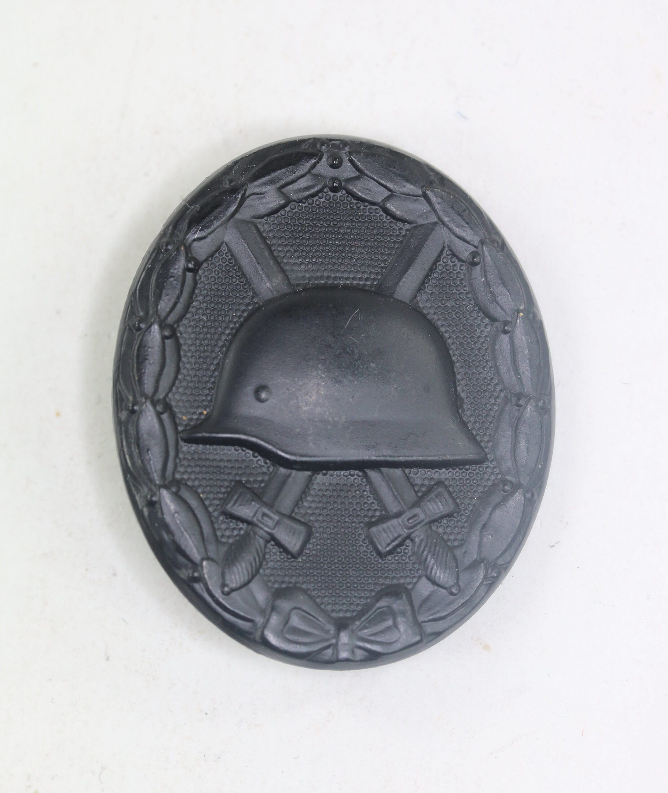 BRD, Verwundetenabzeichen in Schwarz, 1957 Variante, frühes Steinhauer & Lück, Lüdenscheid – Bild 1