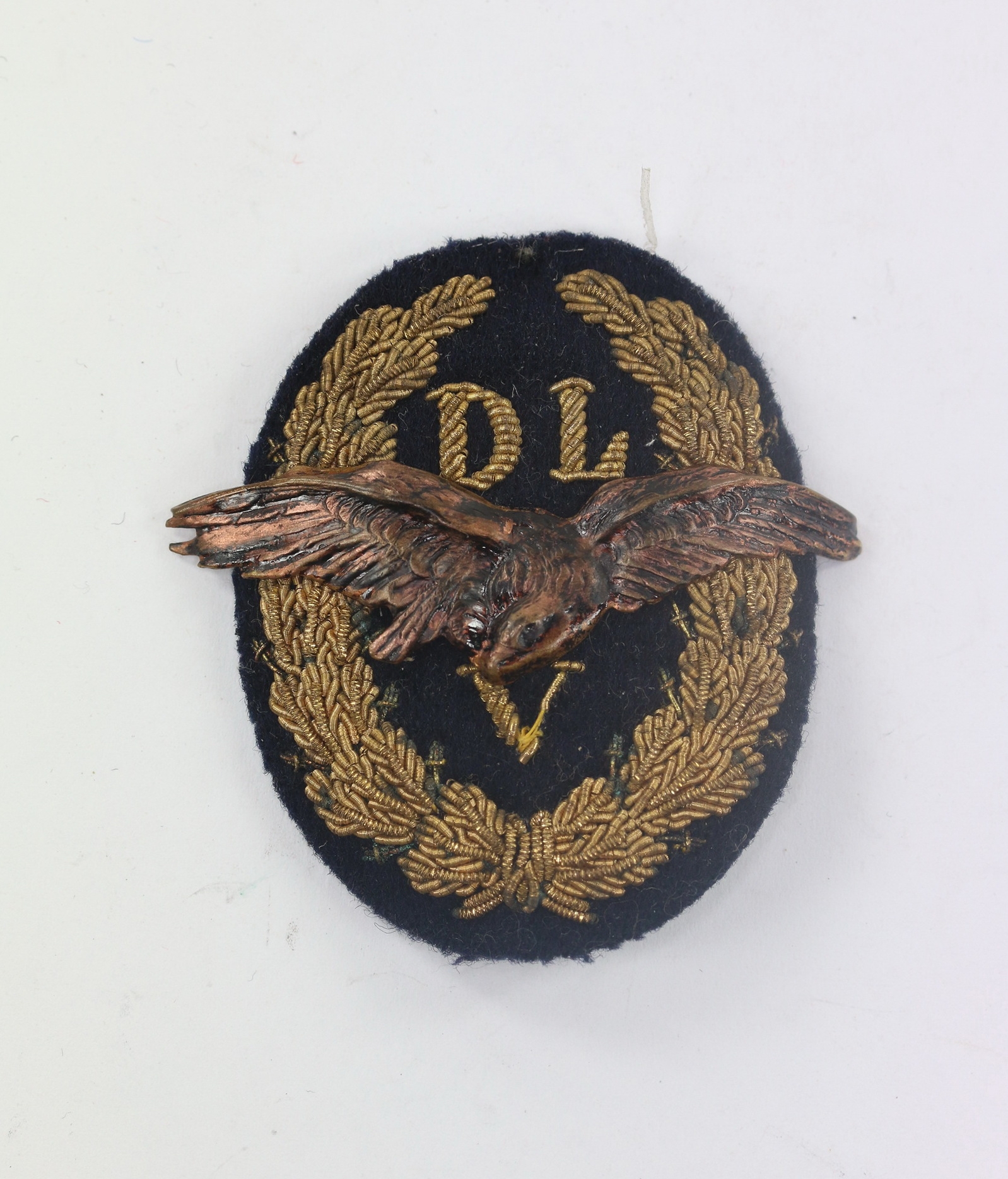 Deutscher Luftfahrt-Verband (DLV), Abzichen für die Schirmmütze 1. Form – Bild 1