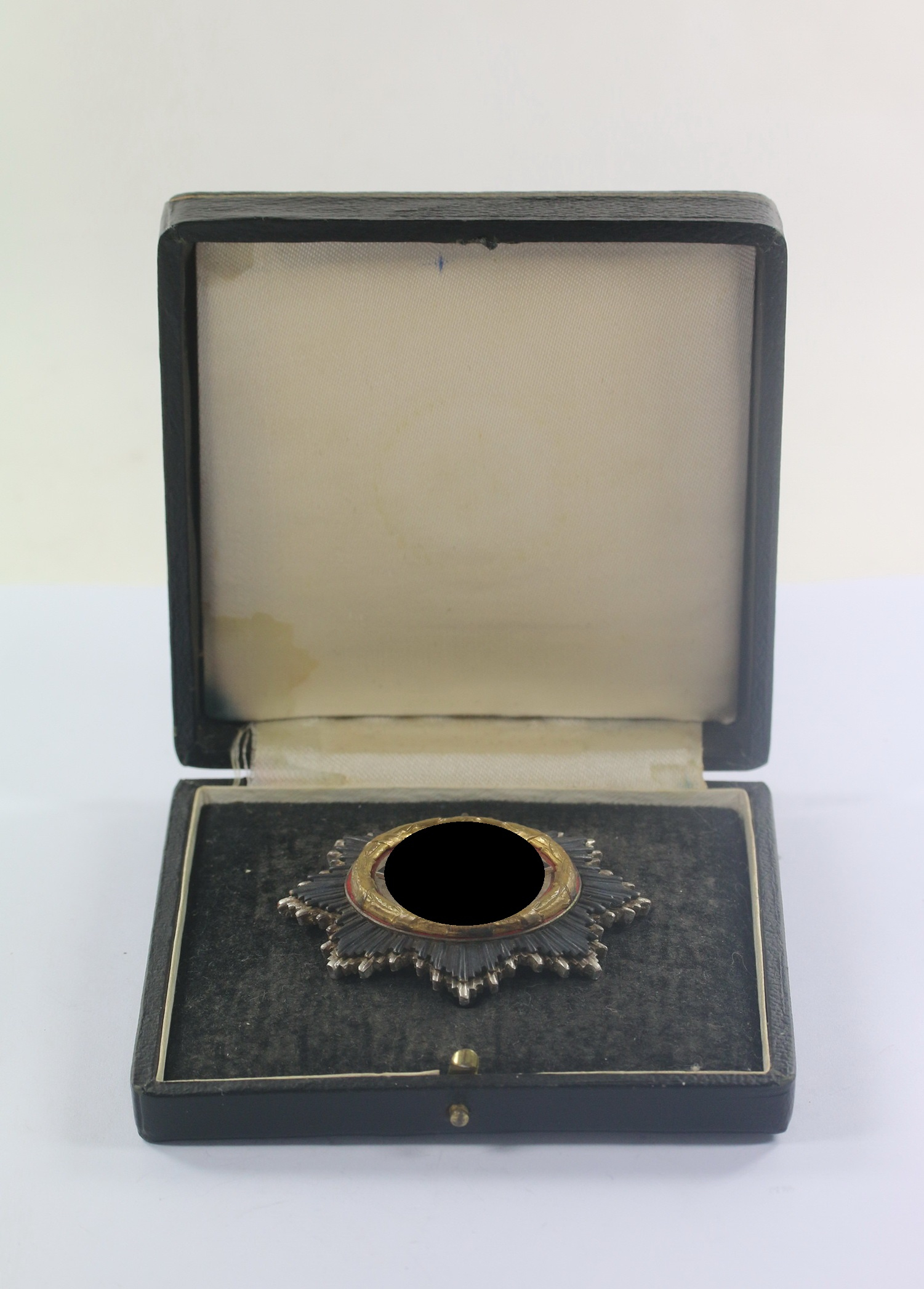 Deutsches Kreuz in Gold, Hst. 1, Deschler & Sohn, München (Leicht), im Etui – Bild 1