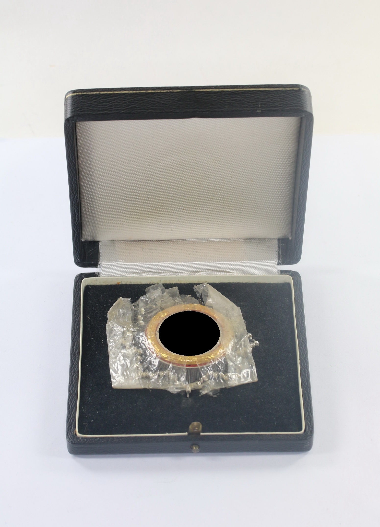  Deutsches Kreuz in Gold, Hst. 20 (leicht), in Cellophan (!), im Etui – Bild 1