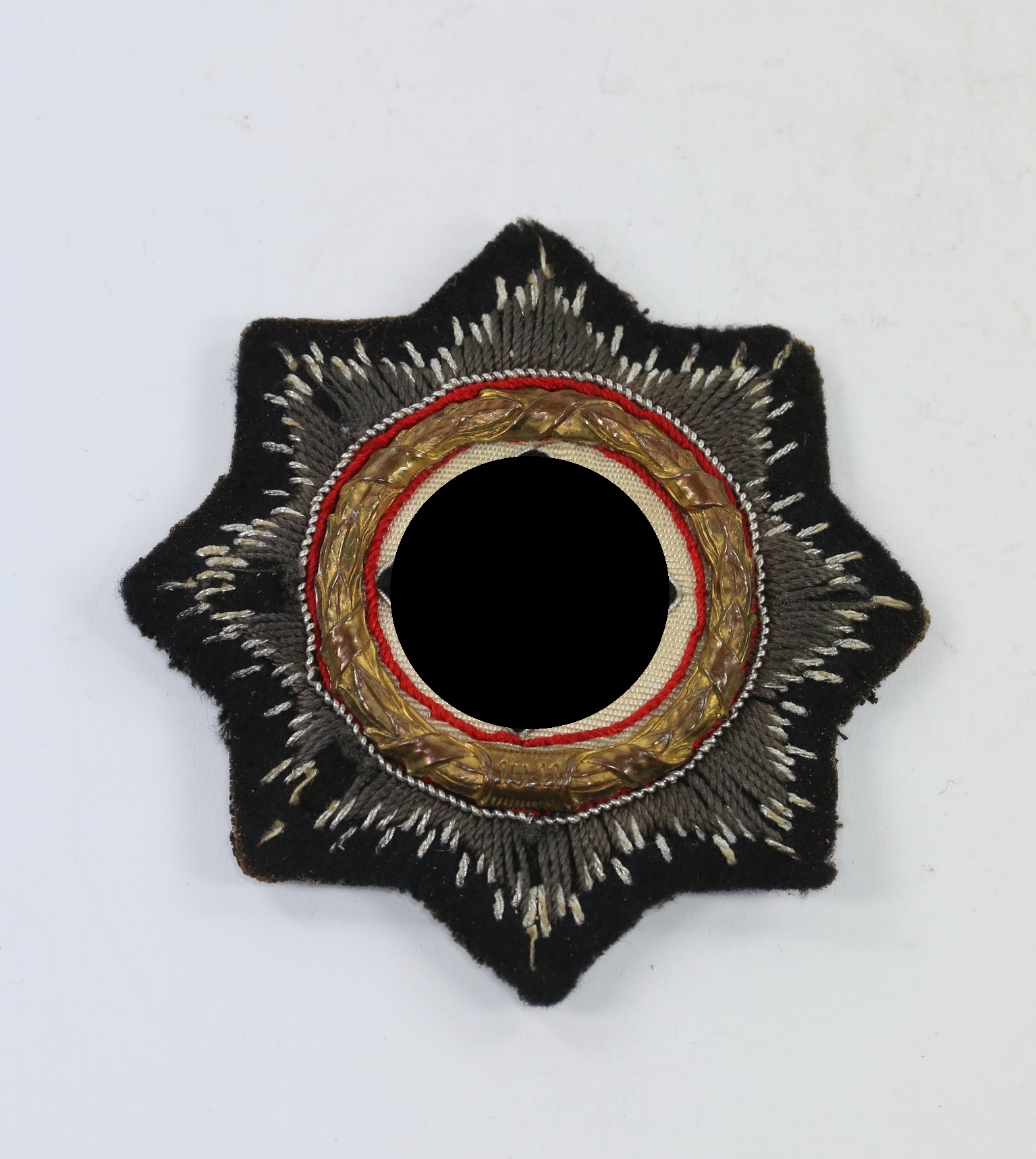 Deutsches Kreuz in Gold, Panzerstoff, C.A. Westermann (Typ 3) – Bild 1