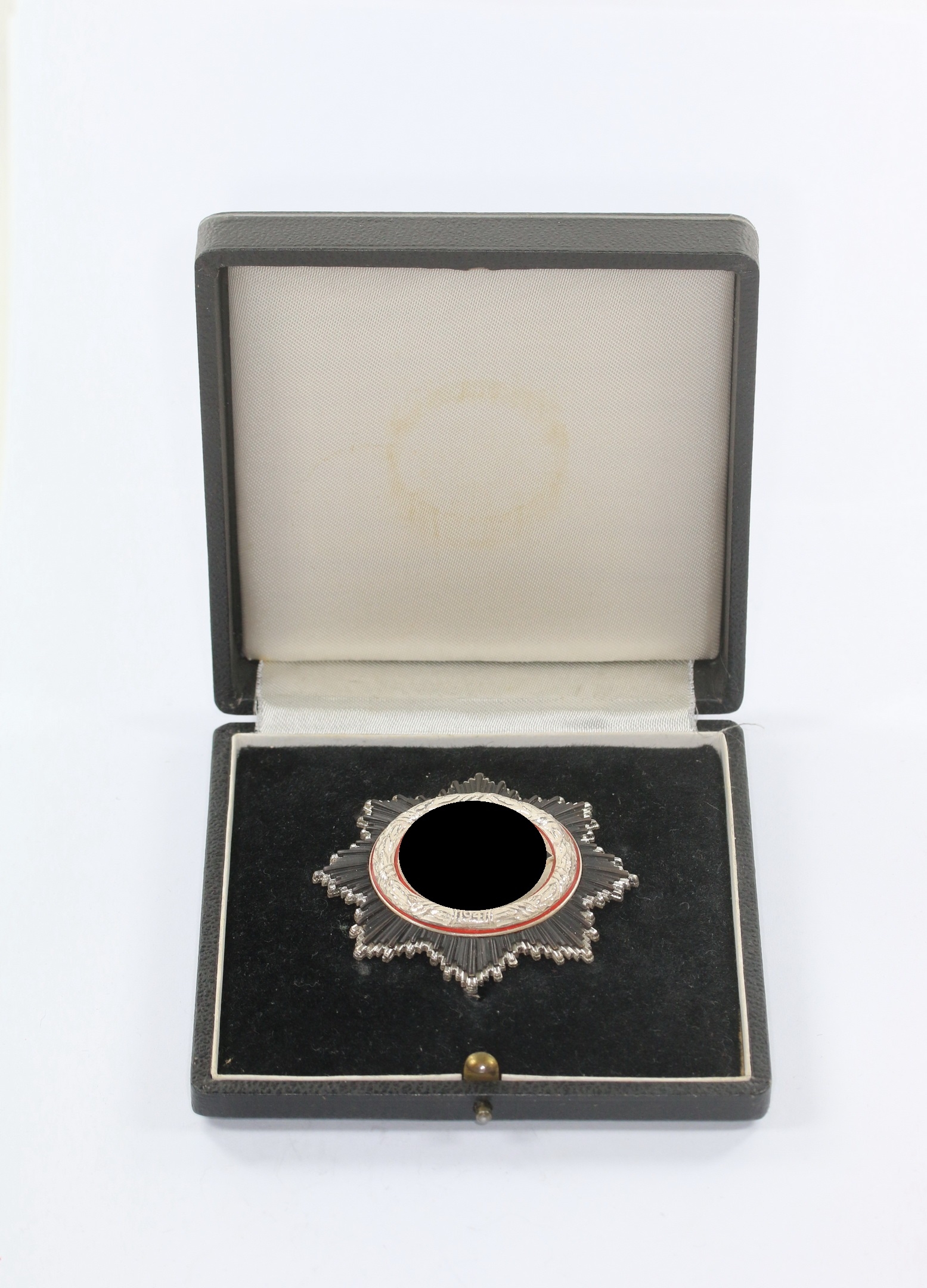  Deutsches Kreuz in Silber, Hst. 20 (leicht), im Etui – Bild 1