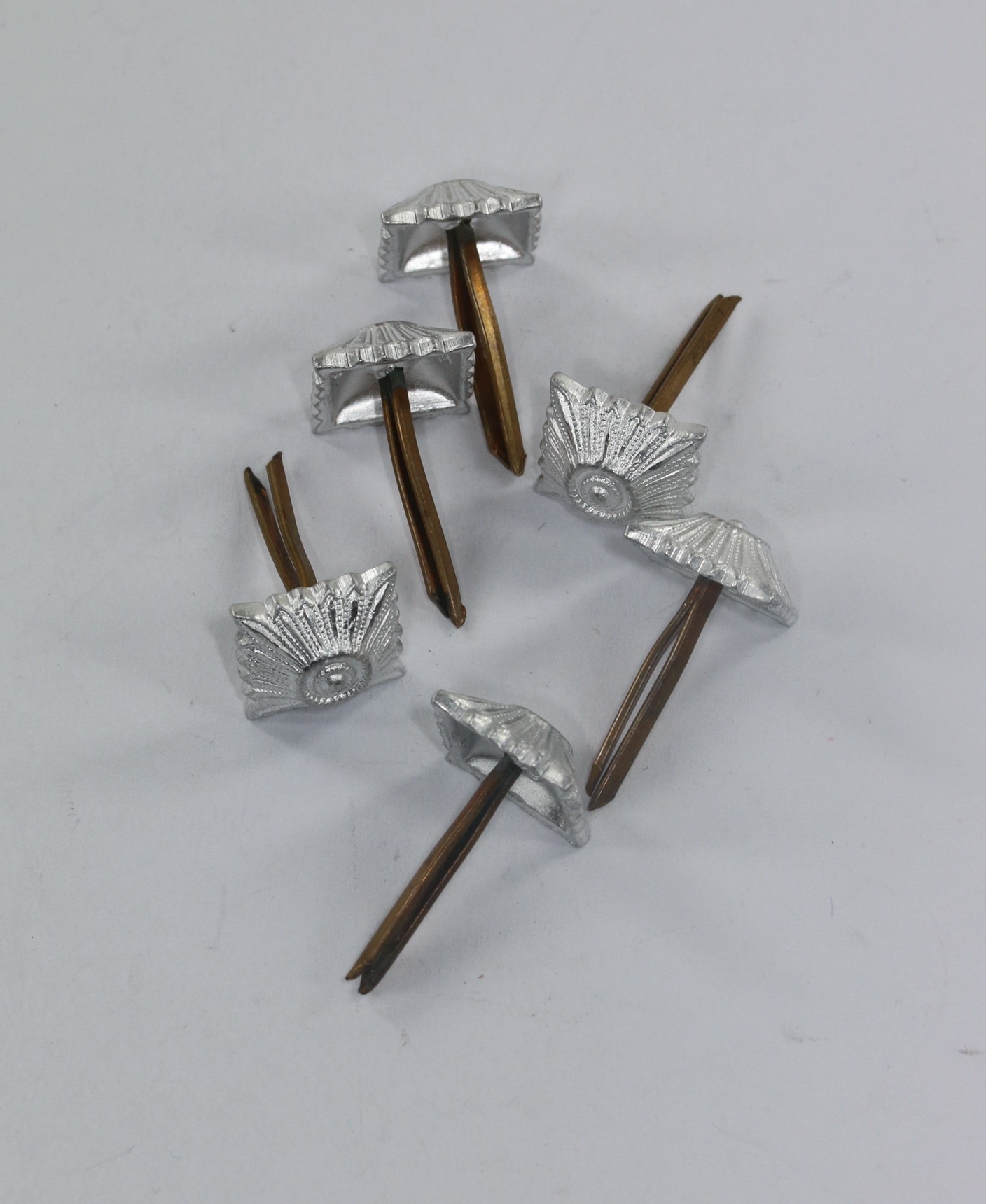  Dienstgradsterne für Kragenspiegel der SS, Hst. OLC (Overhoff & Cie, Lüdenscheid) – Bild 1