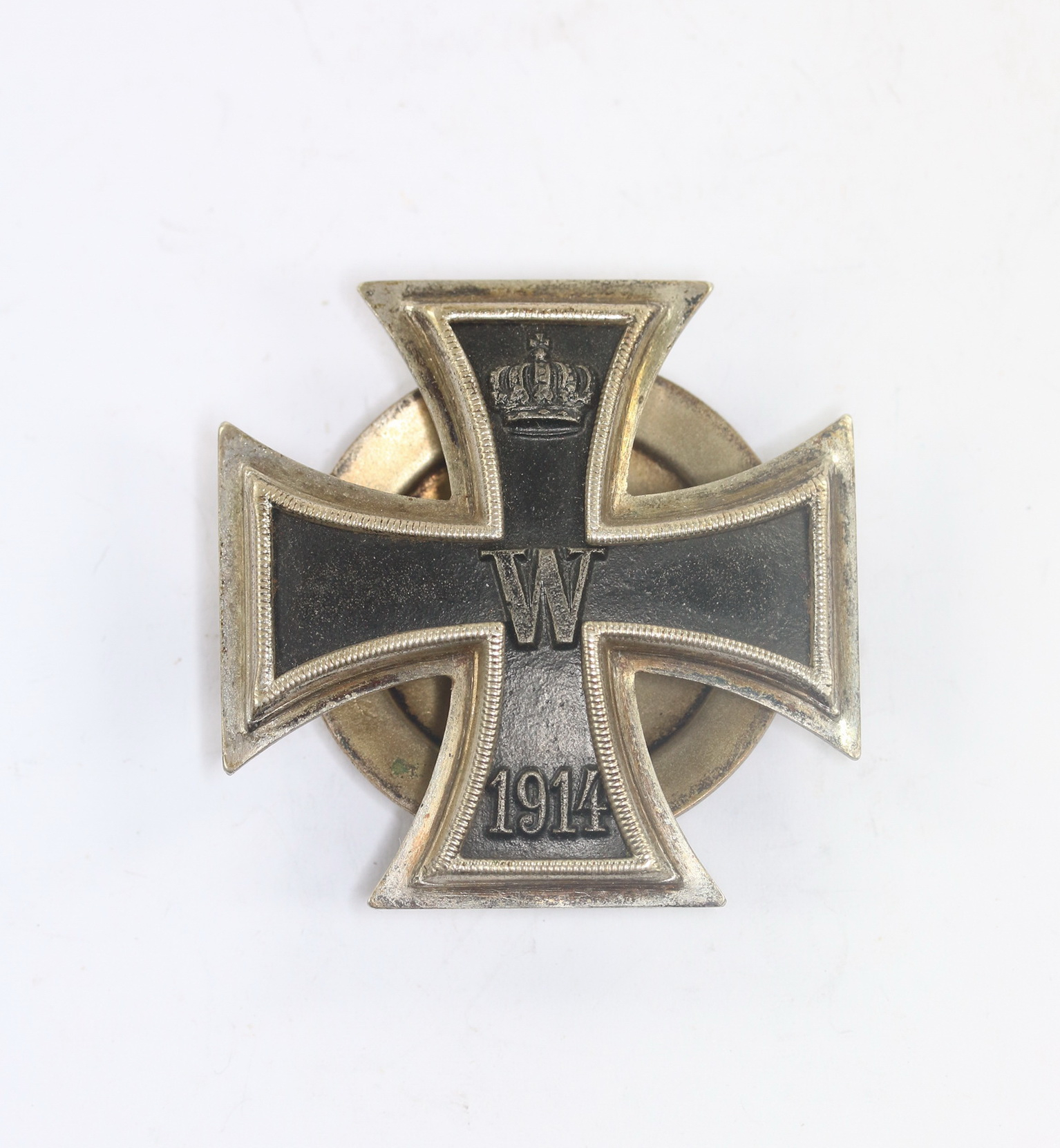 Eisernes Kreuz 1. Klasse 1914, an Schraube und Mutter – Bild 1