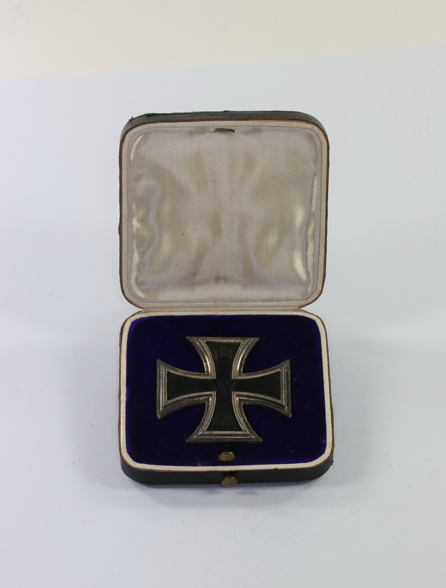 Eisernes Kreuz 1. Klasse 1914, Hst. WS, im frühen Etui – Bild 1