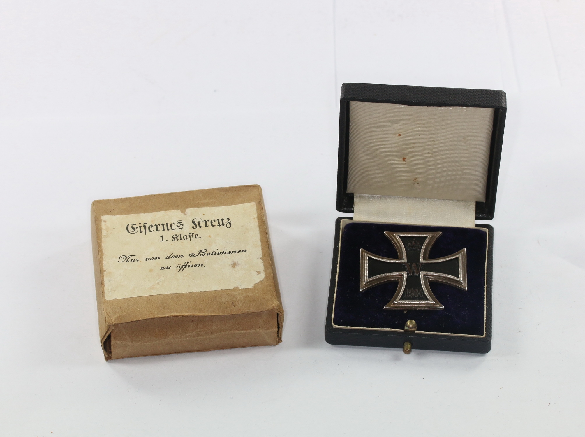 Eisernes Kreuz 1. Klasse 1914, Hst. Fr, im Etui mit Umkarton – Bild 1