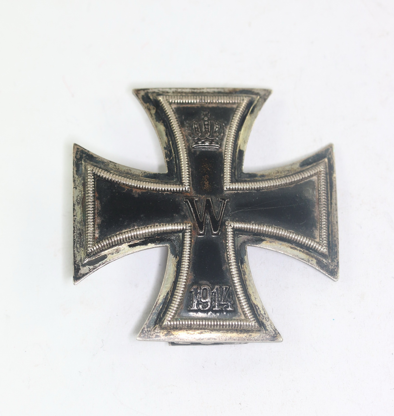  Eisernes Kreuz 1. Klasse 1914, Hst. KMST, Silber (800), "Mausefalle" Variante (Königliche Münze Stuttgart) – Bild 1