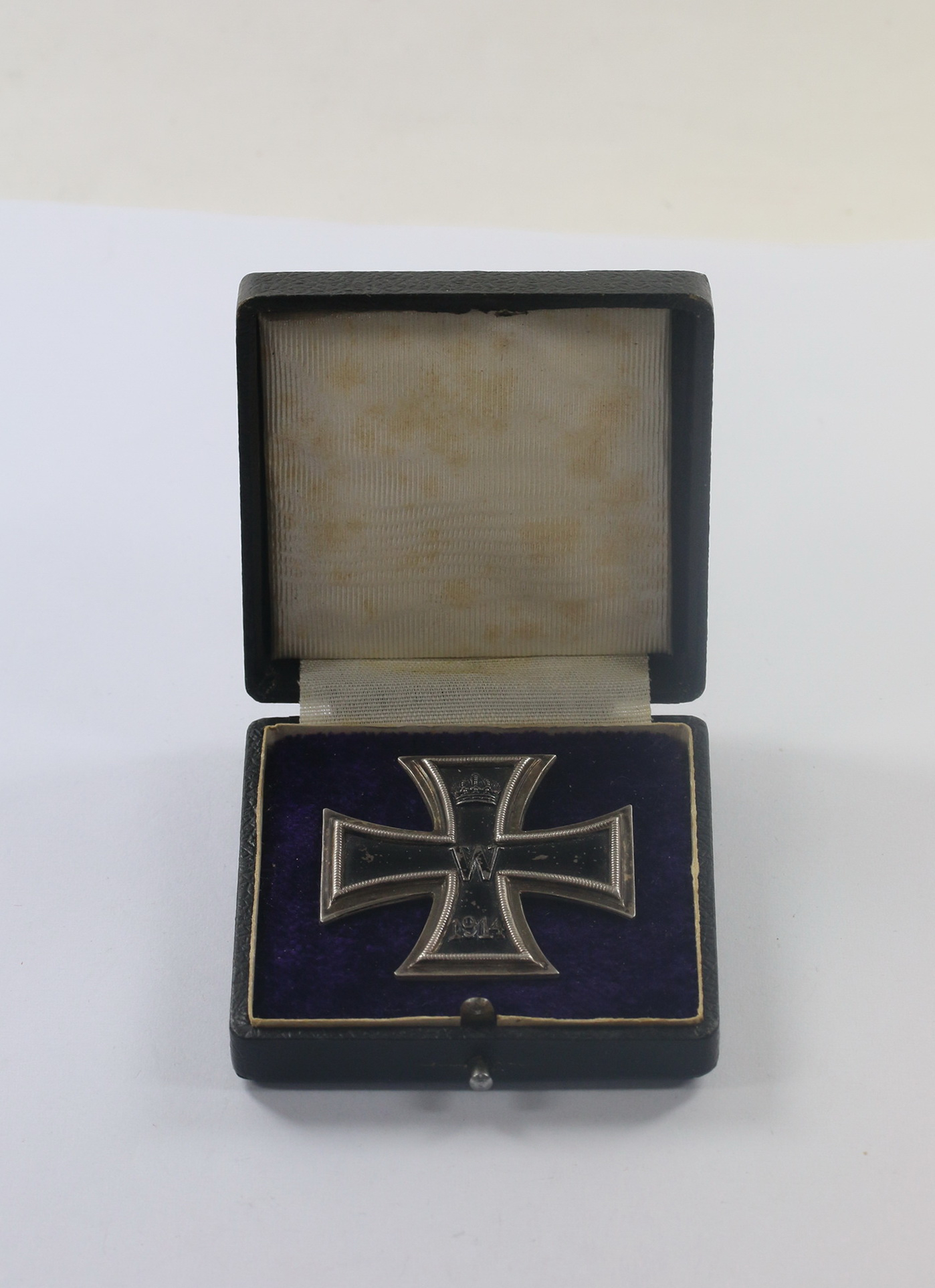  Eisernes Kreuz 1. Klasse 1914, Hst. KO (Klein Oberstein), im Etui – Bild 1
